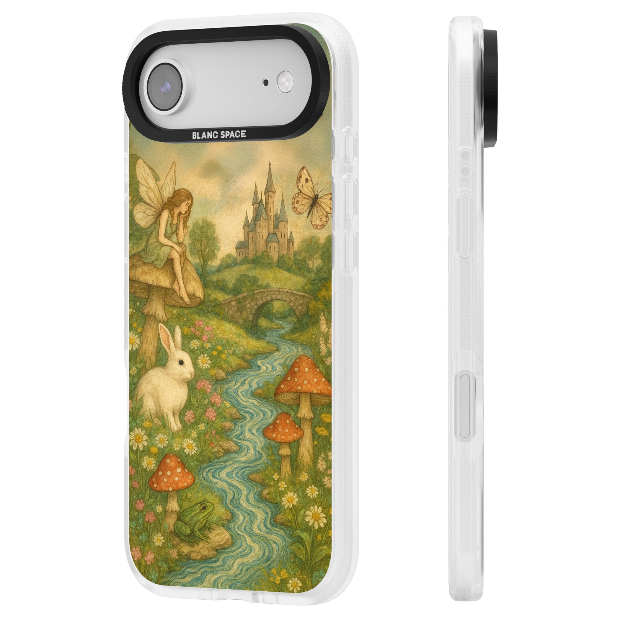 Castle Fairy iPhone 17 Air Impact Air Clear Phone Case Side Profile