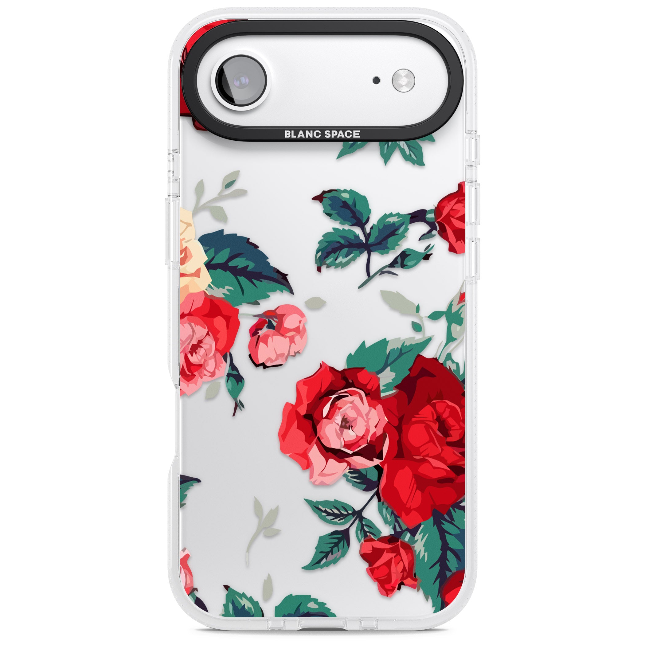 Rose Pattern iPhone 17 Air Impact Air Clear Phone Case