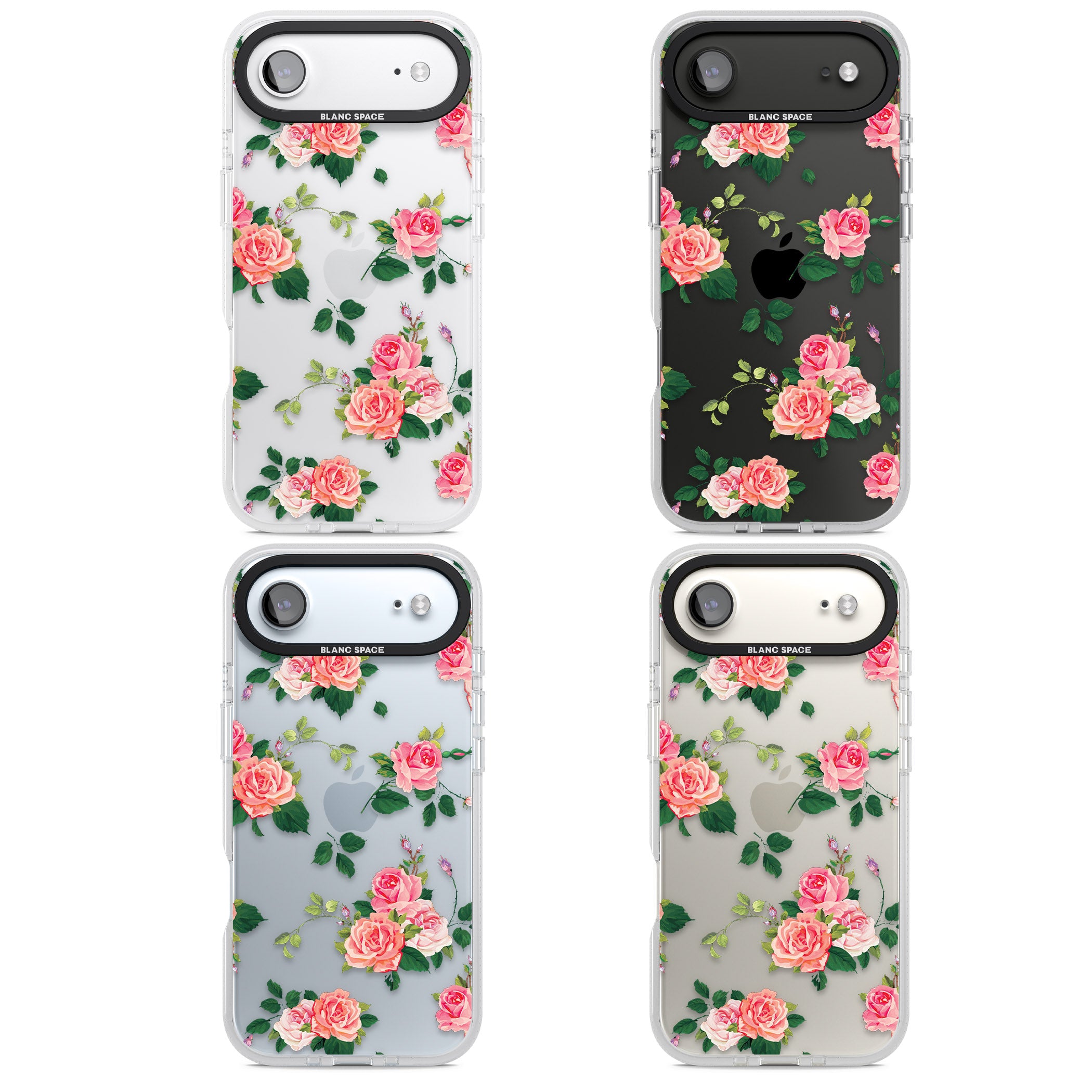 Pink Roses iPhone 17 Air Impact Air Clear Phone Case APT Impact Protection