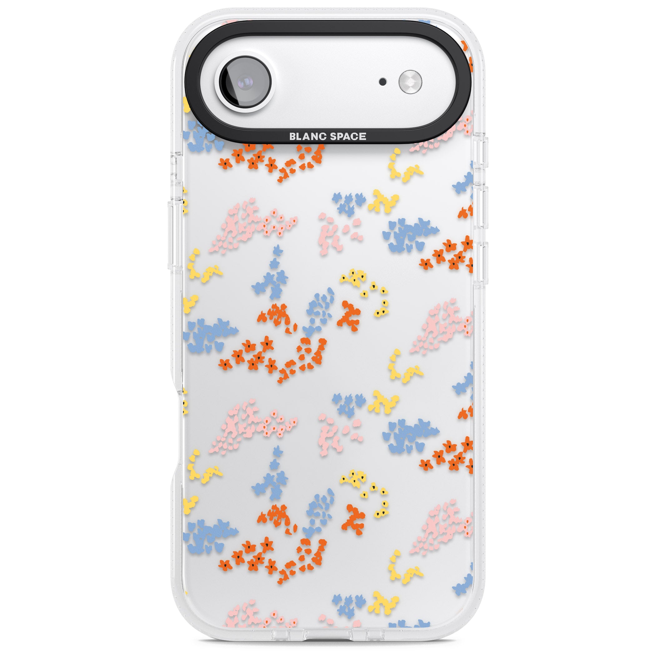 Floral Confetti: Transparent Delight iPhone 17 Air Impact Air Clear Phone Case