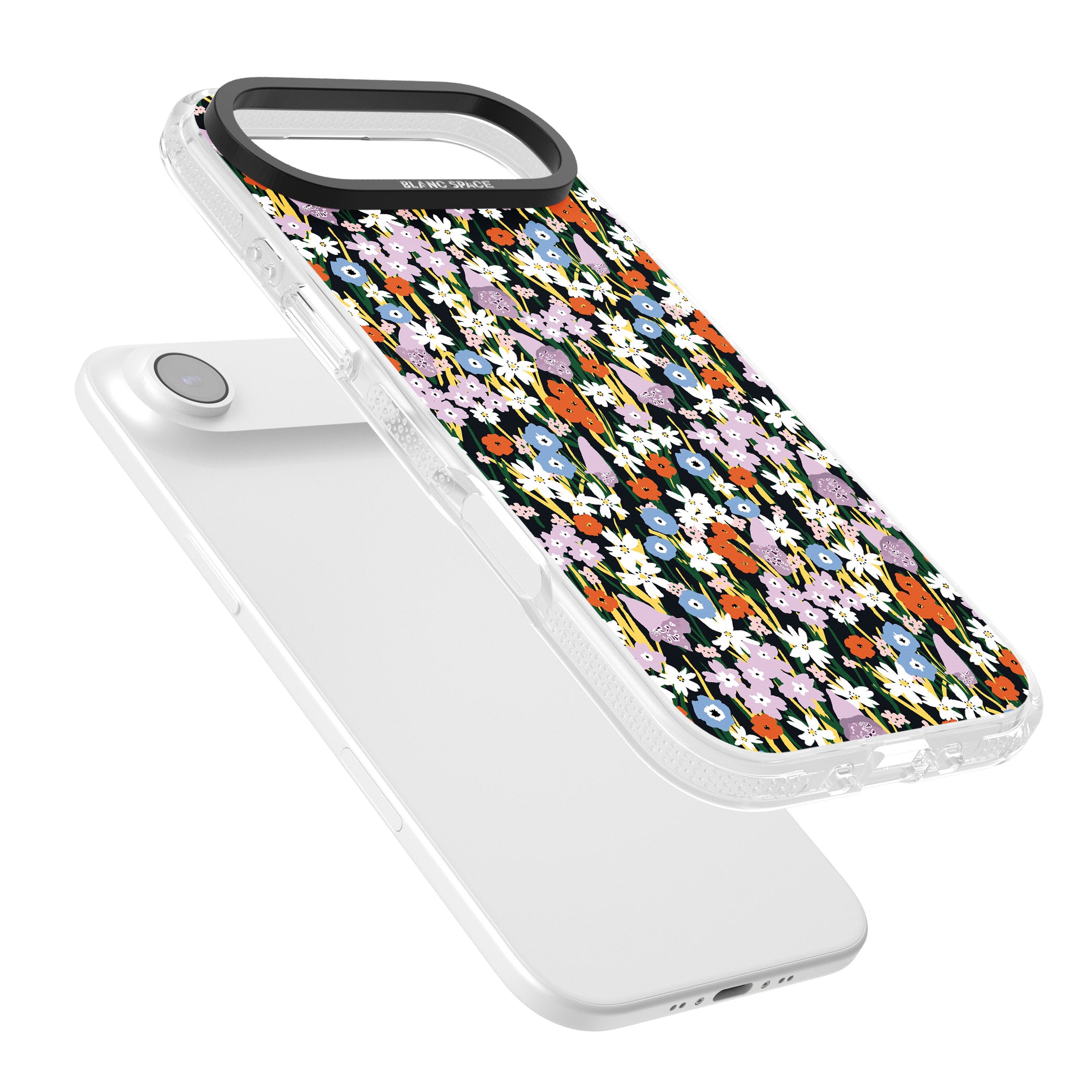 Energetic Floral Mix iPhone 17 Air Impact Air Clear Phone Case Colours