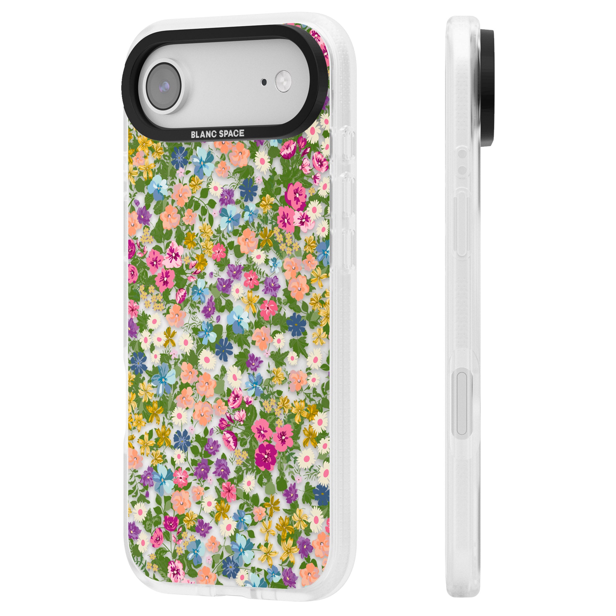 Tuscan Meadow iPhone 17 Air Impact Air Clear Phone Case Side Profile