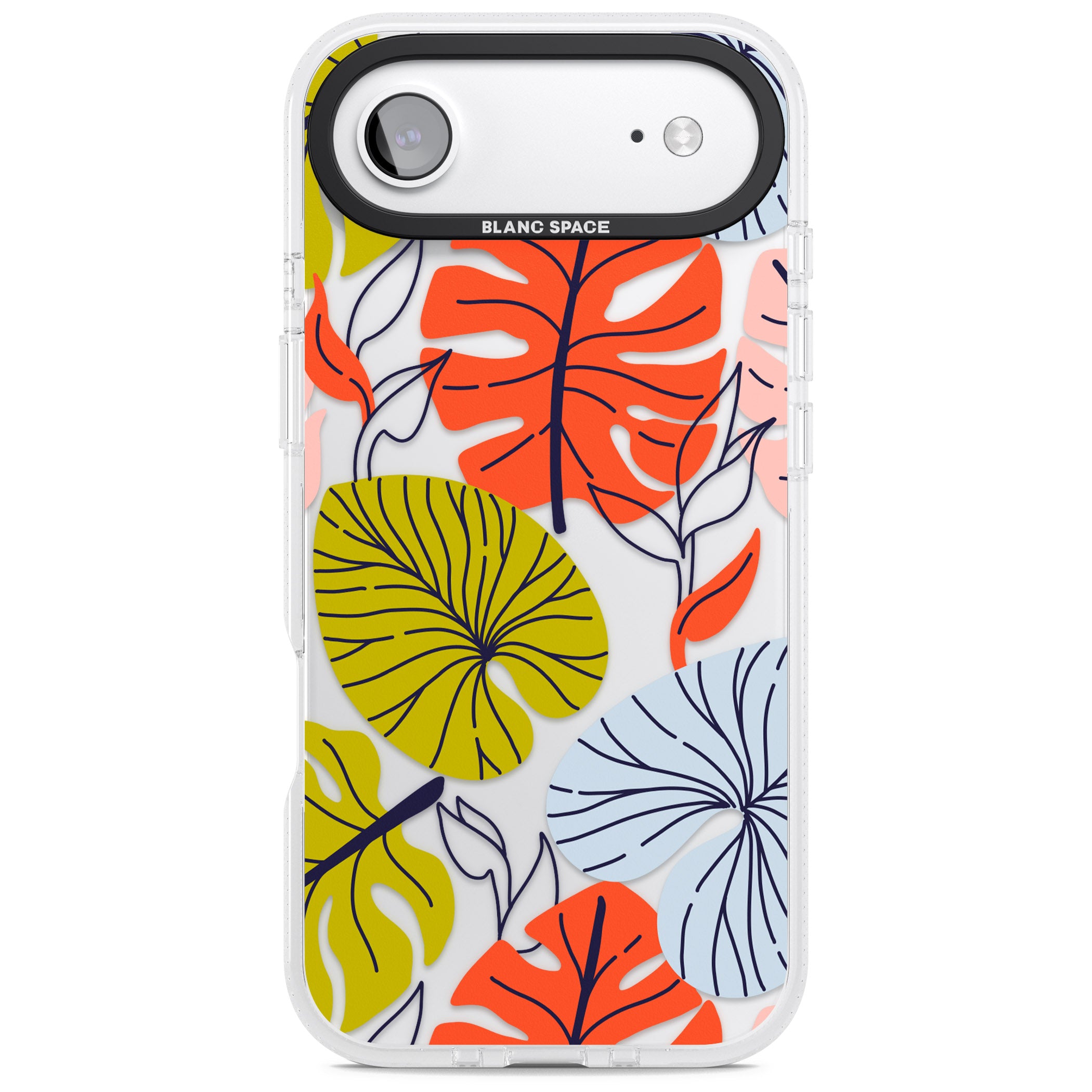 Retro Leaves iPhone 17 Air Impact Air Clear Phone Case