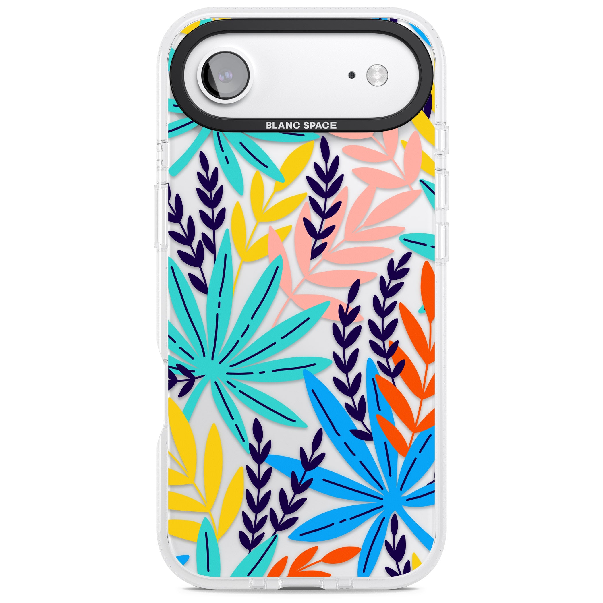 Tropical Palm Leaves iPhone 17 Air Impact Air Clear Phone Case