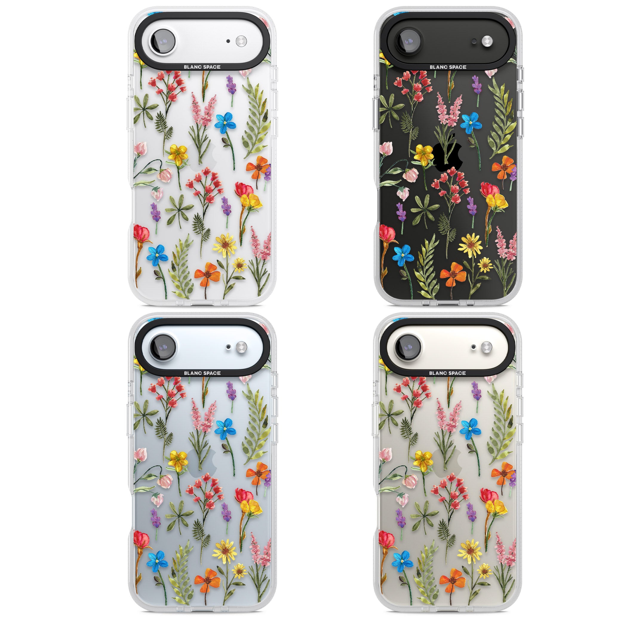 Spring Botanicals iPhone 17 Air Impact Air Clear Phone Case APT Impact Protection