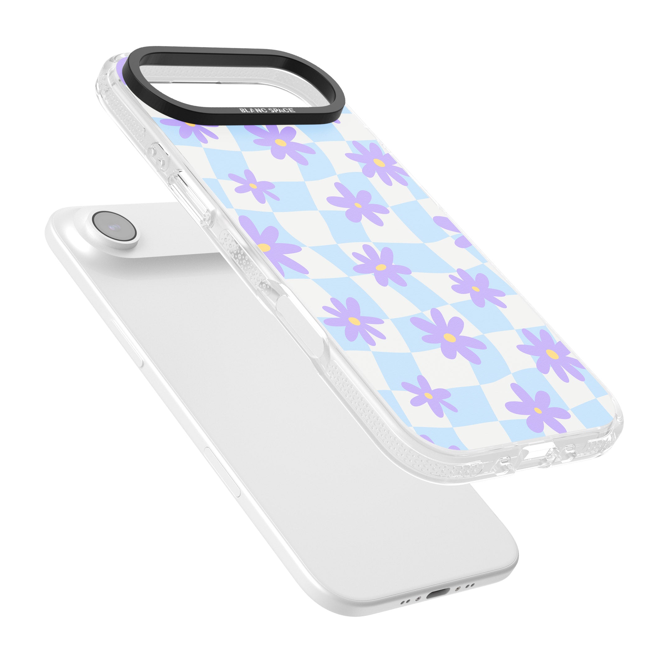 Serene Skies & Flowers iPhone 17 Air Impact Air Clear Phone Case Colours