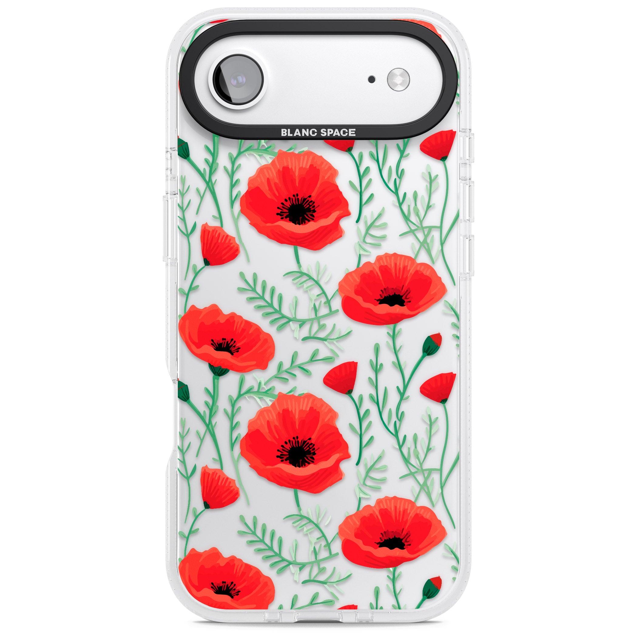 Poppy Garden iPhone 17 Air Impact Air Clear Phone Case