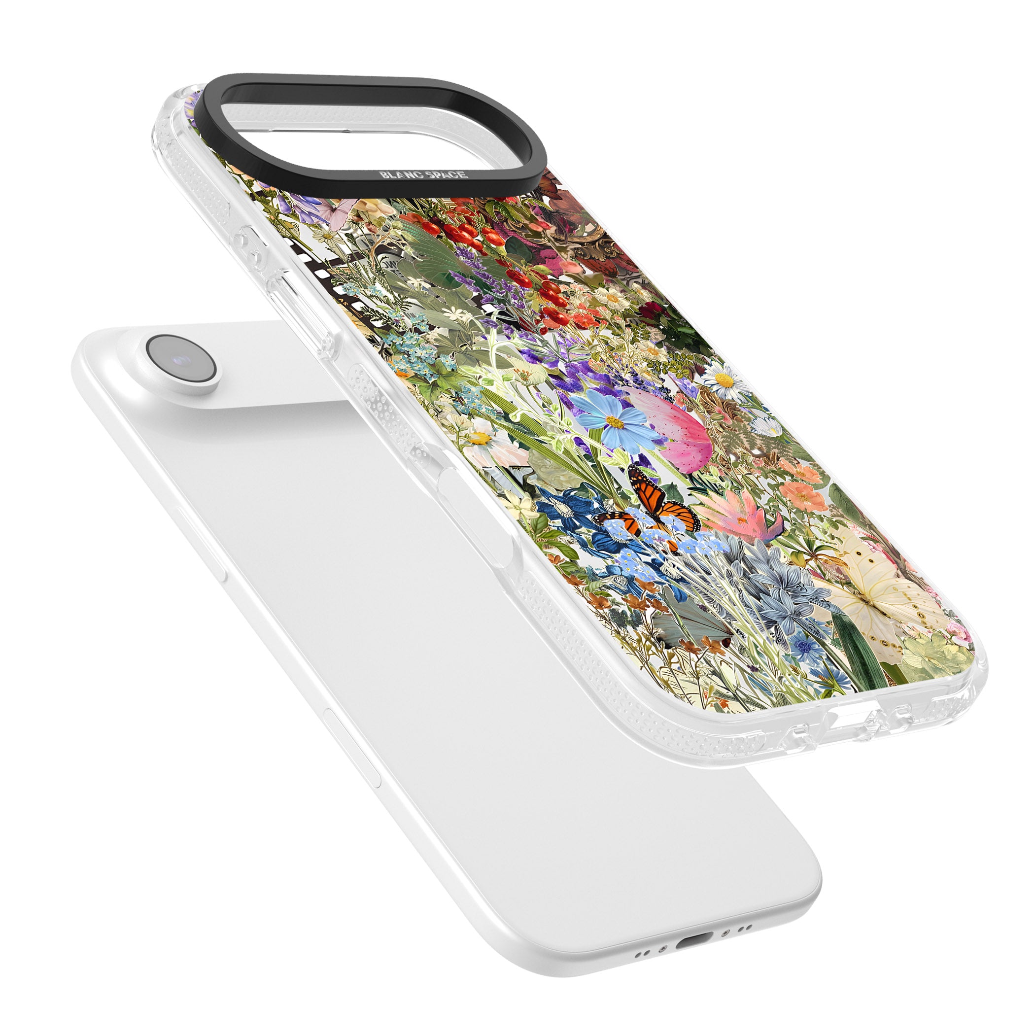 Flower Mix Collage iPhone 17 Air Impact Air Clear Phone Case Colours