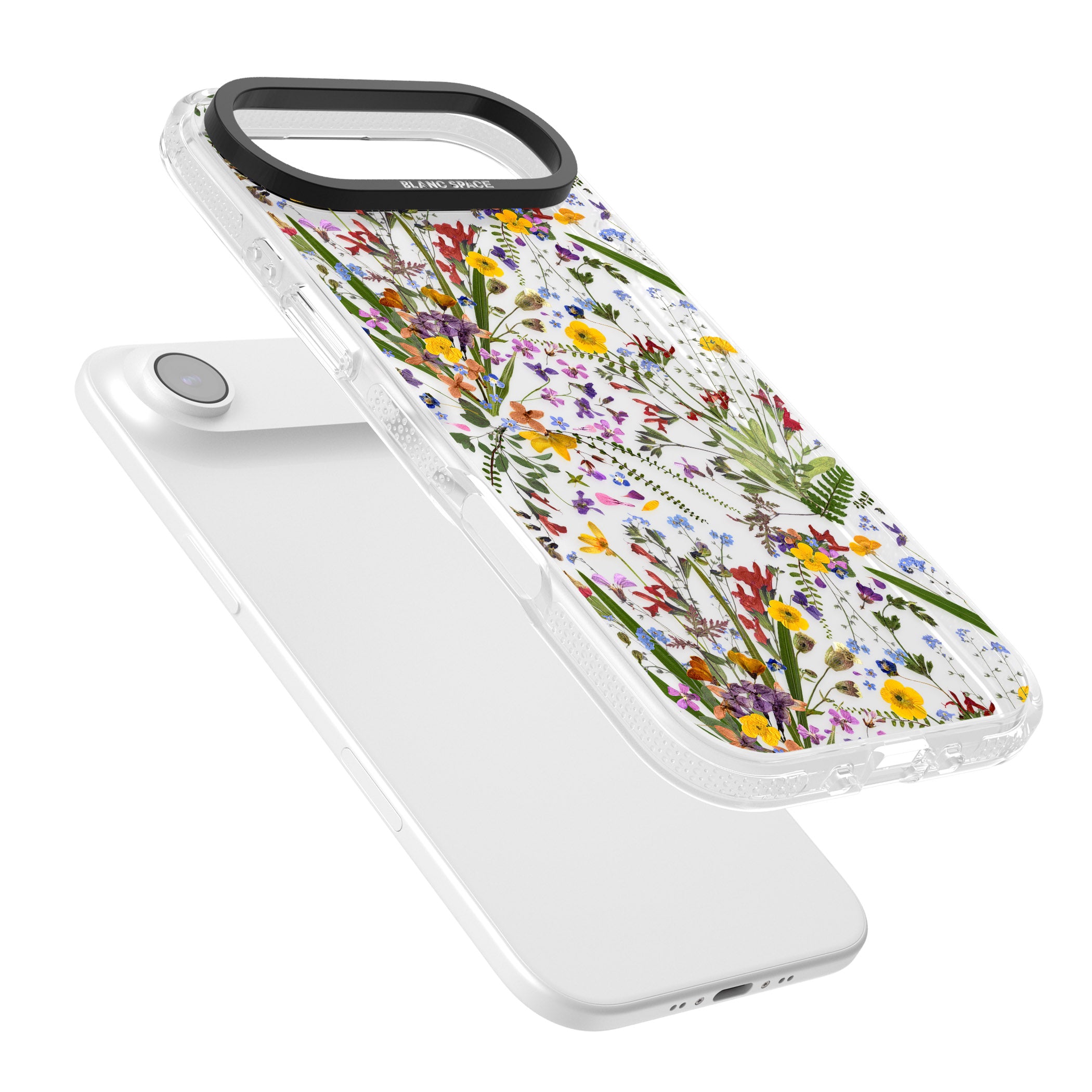 Wildflower & Leaves iPhone 17 Air Impact Air Clear Phone Case Colours