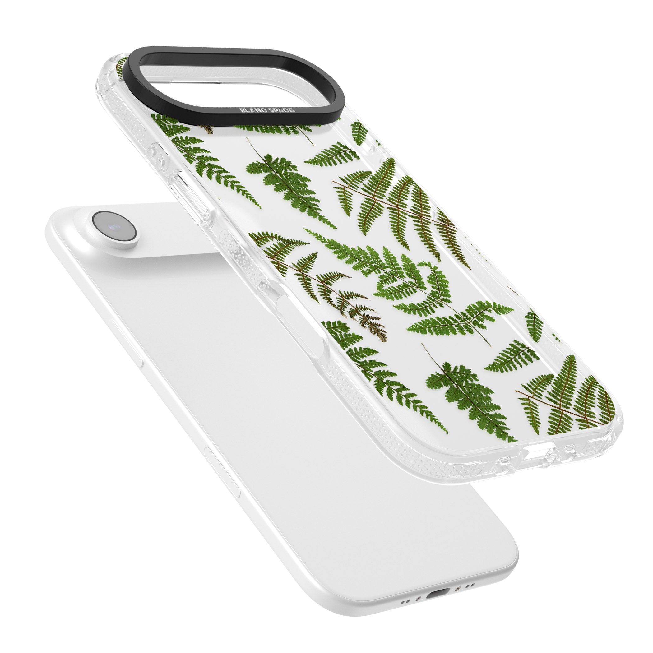 Leafy Ferns iPhone 17 Air Impact Air Clear Phone Case Colours