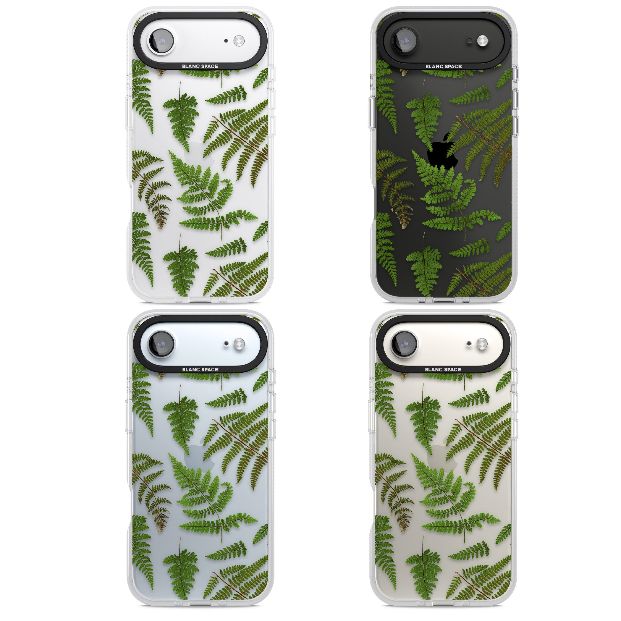 Leafy Ferns iPhone 17 Air Impact Air Clear Phone Case APT Impact Protection