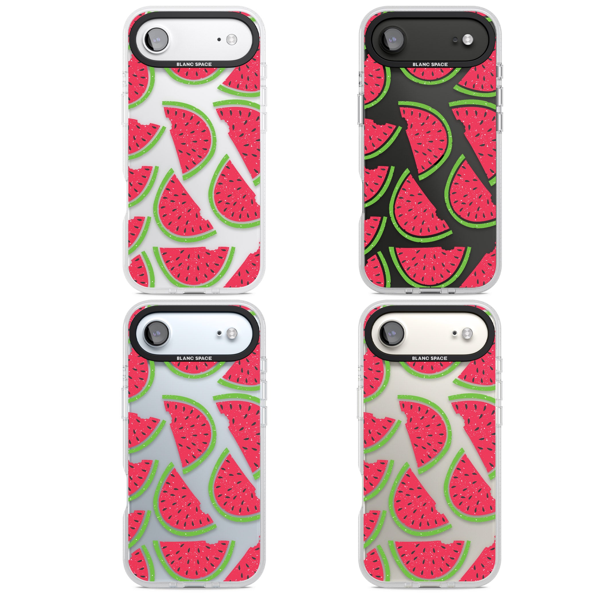 Watermelon Pattern iPhone 17 Air Impact Air Clear Phone Case APT Impact Protection