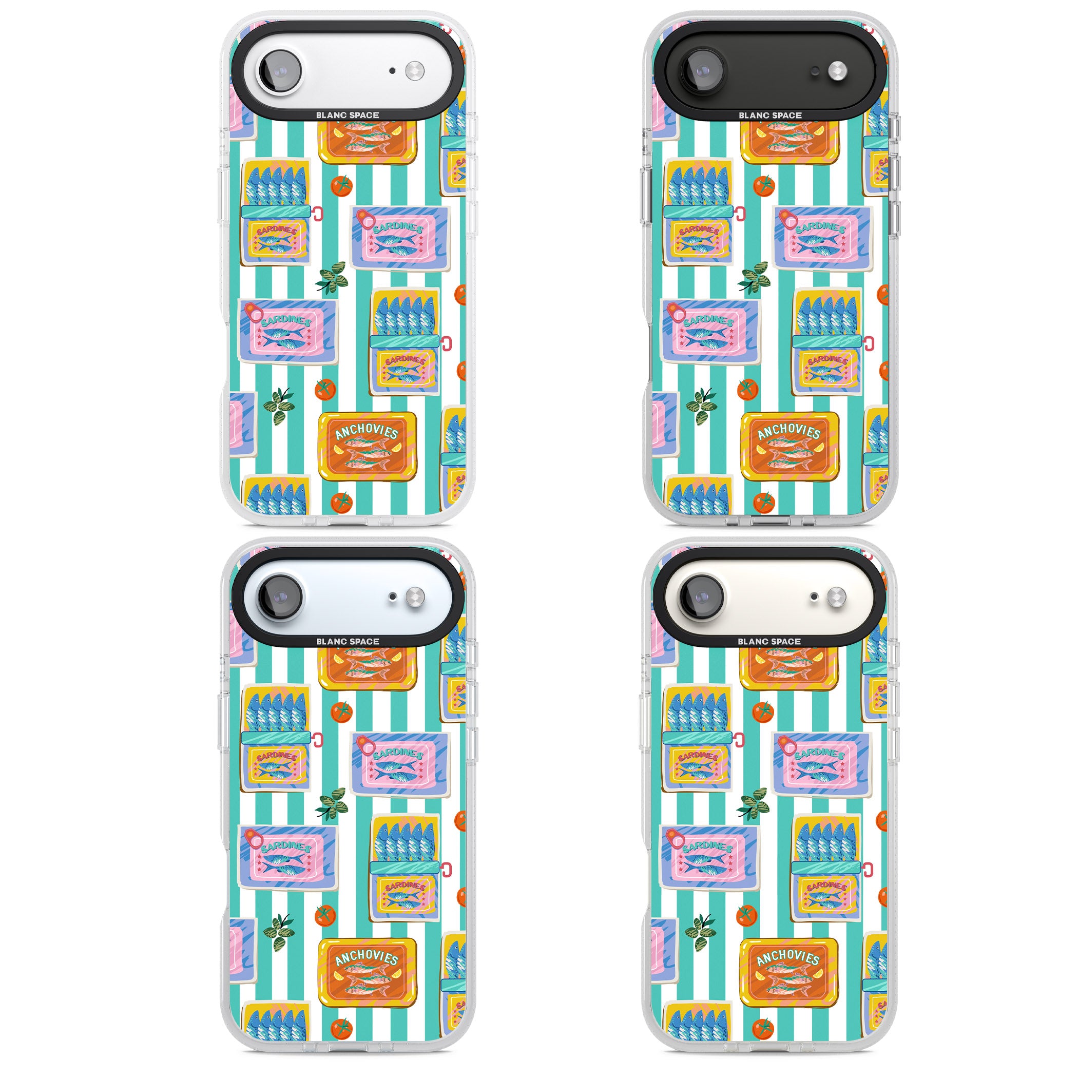 Sardine & Anchovy Stripes iPhone 17 Air Impact Air Clear Phone Case APT Impact Protection