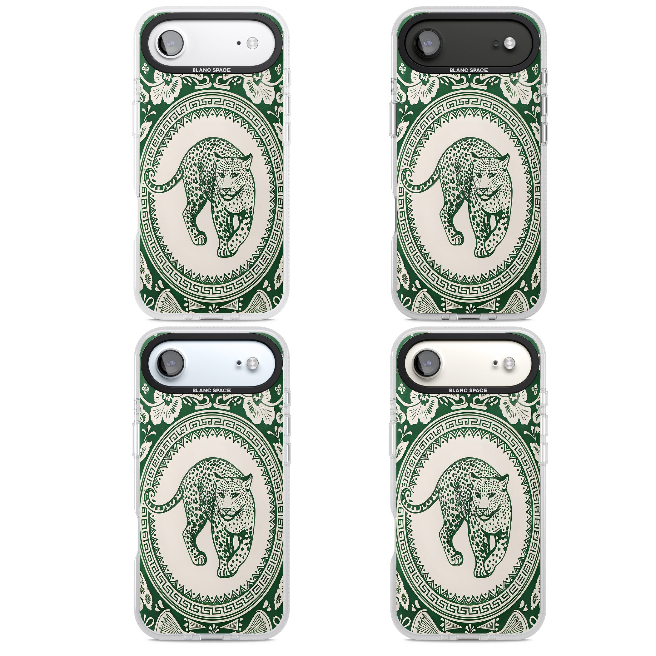 Green Leopard iPhone 17 Air Impact Air Clear Phone Case APT Impact Protection