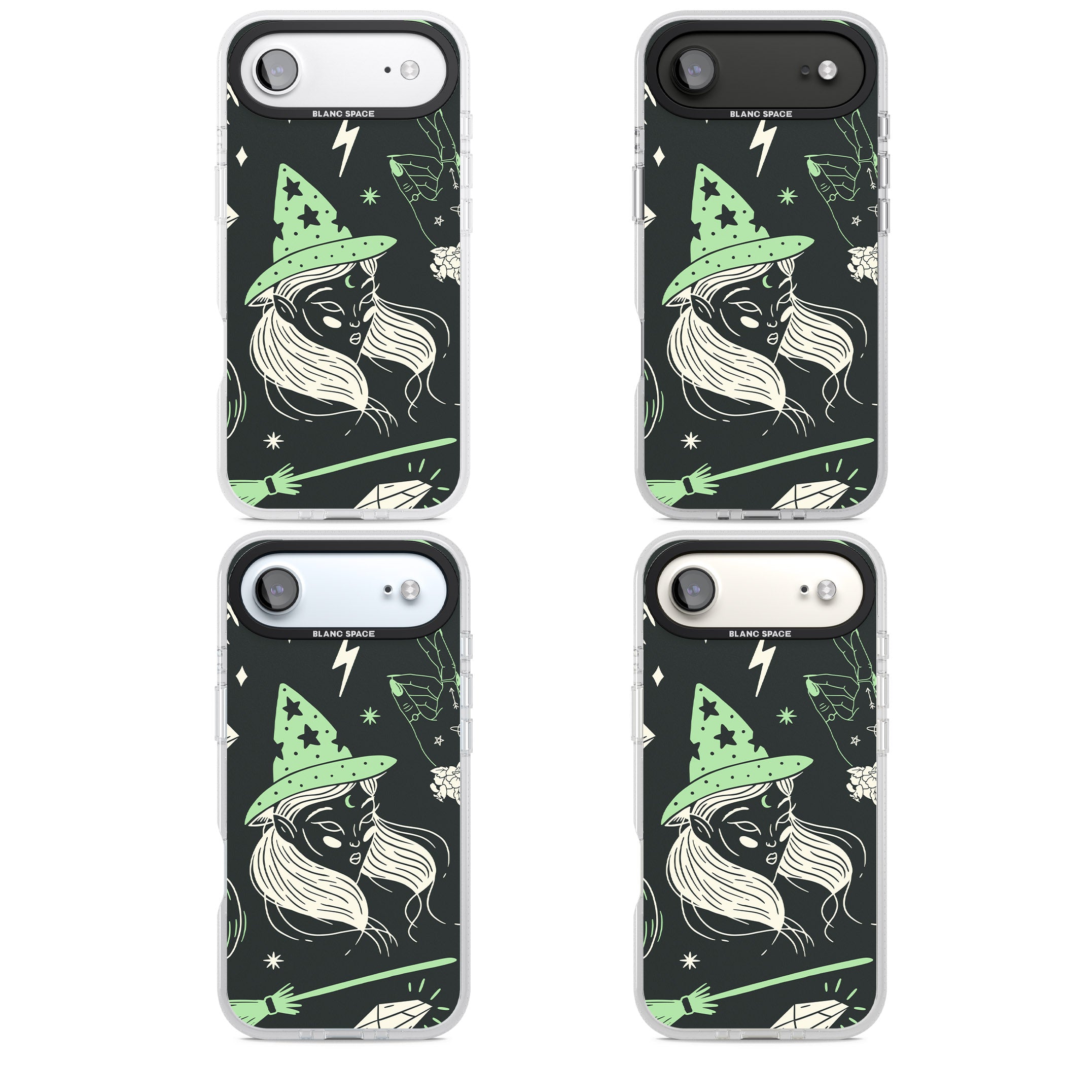 Astrology Witch Pattern iPhone 17 Air Impact Air Clear Phone Case APT Impact Protection