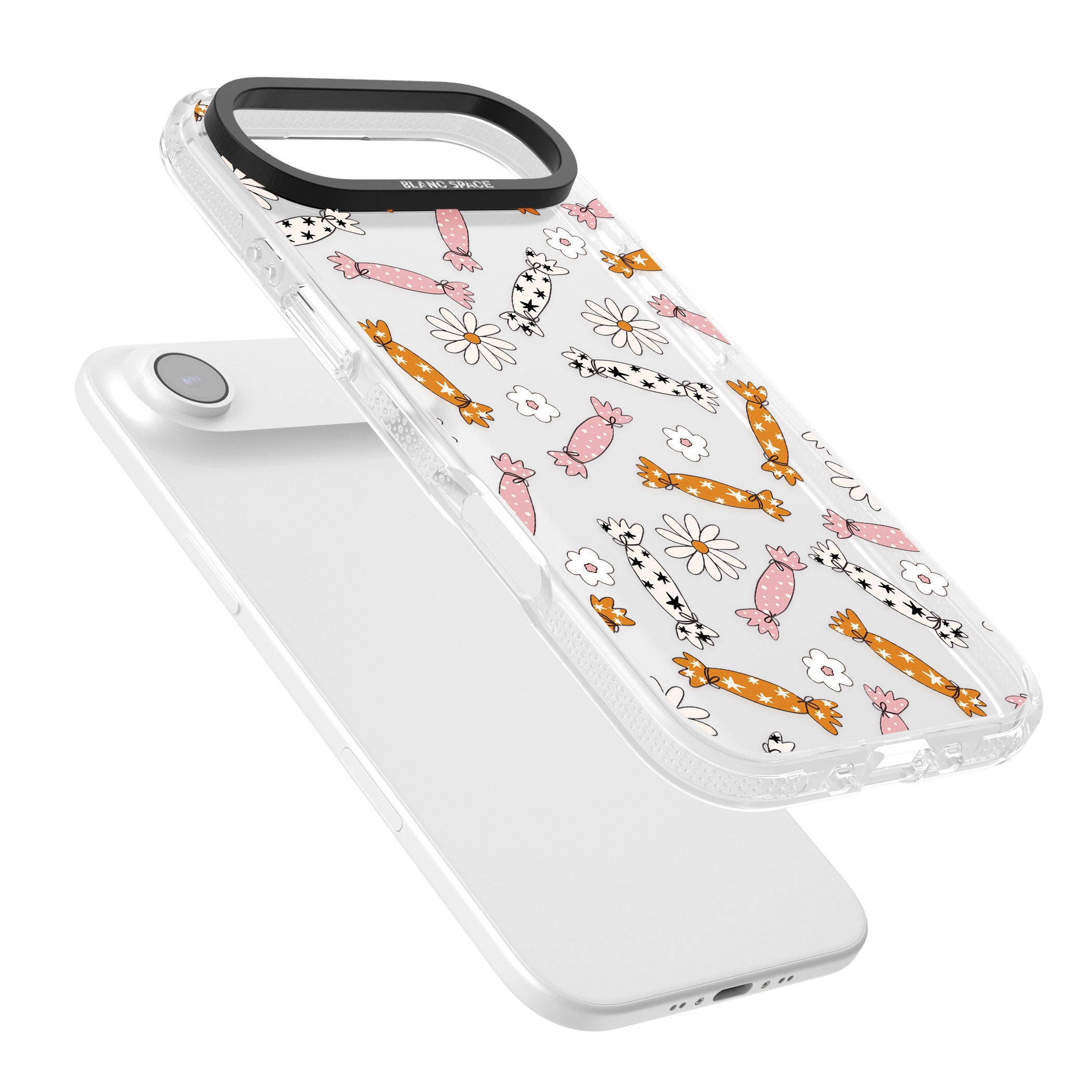Floral Candy iPhone 17 Air Impact Air Clear Phone Case Colours