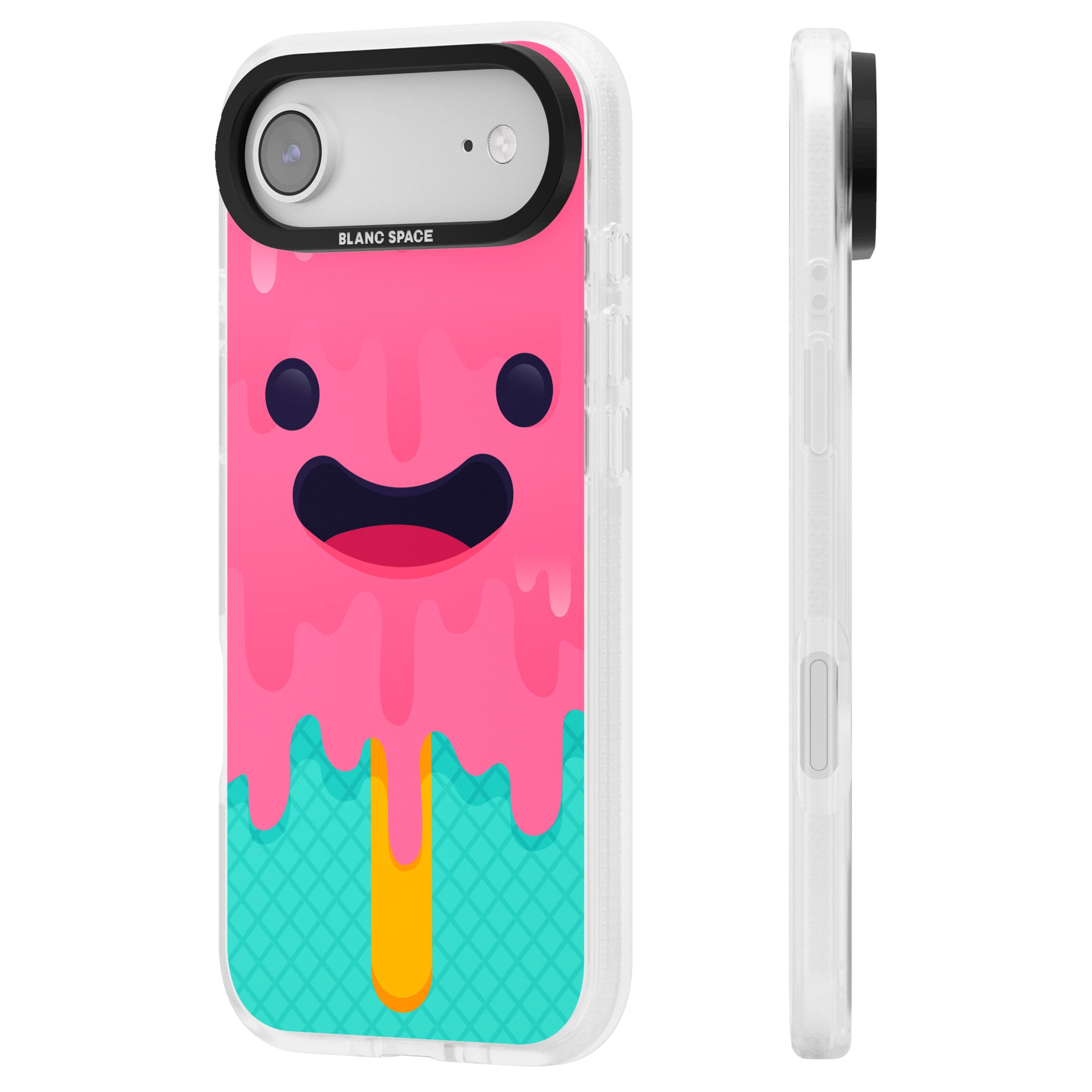 Ice Lolly iPhone 17 Air Impact Air Clear Phone Case Side Profile