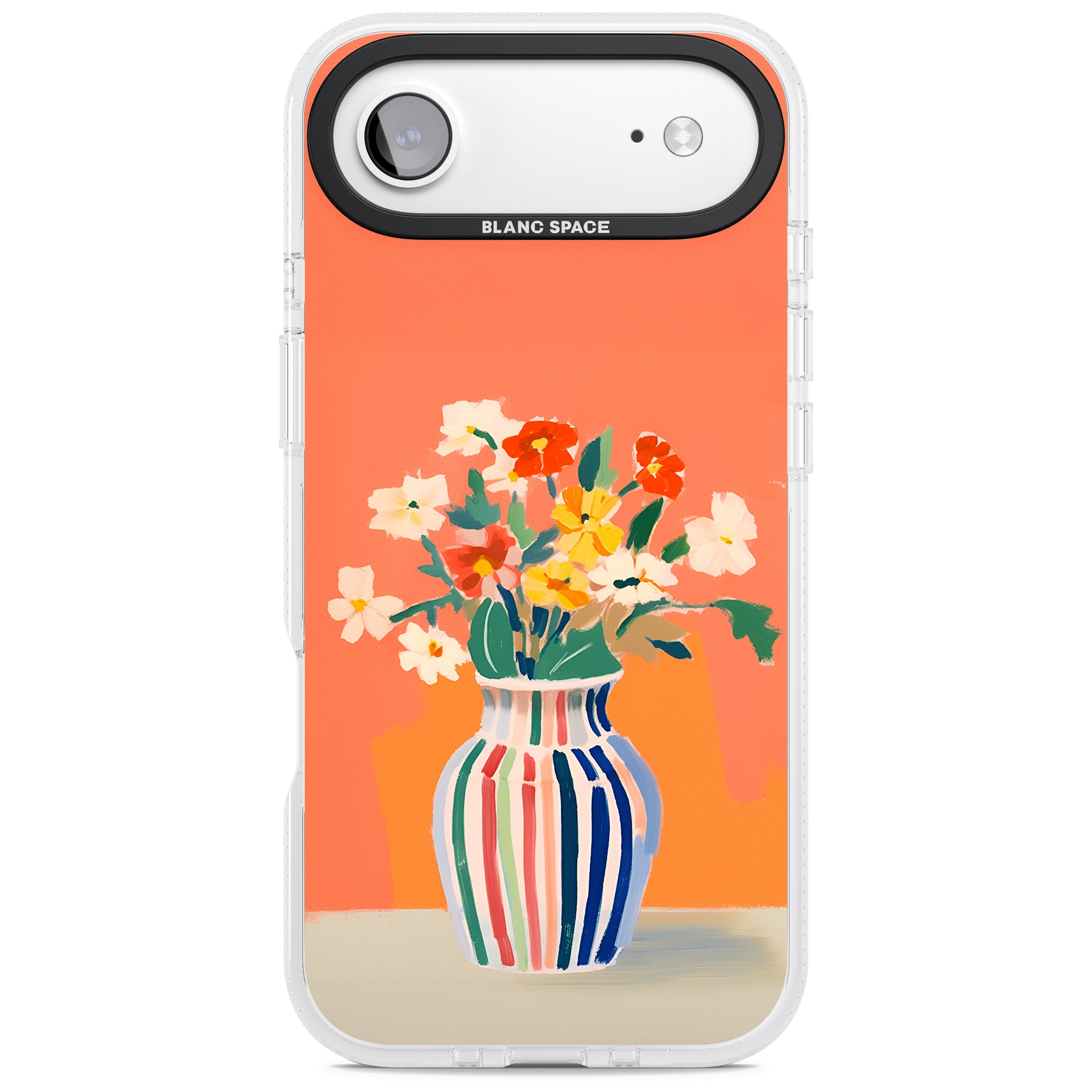 Coral Flower Vase iPhone 17 Air Impact Air Clear Phone Case