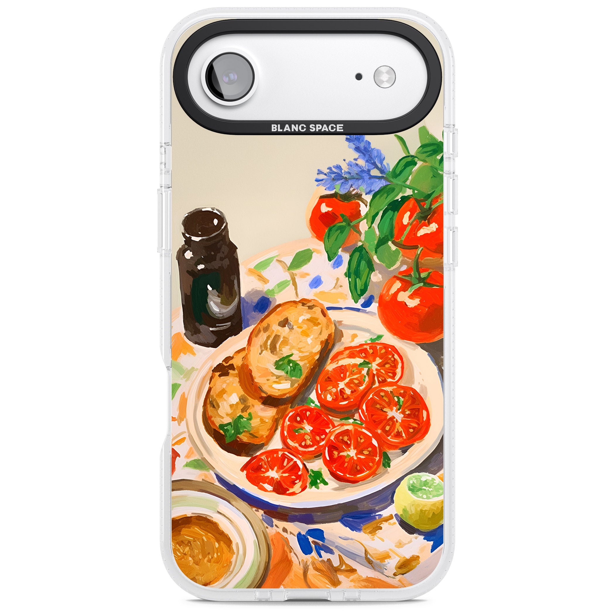 Bruschetta & Tomatoes iPhone 17 Air Impact Air Clear Phone Case