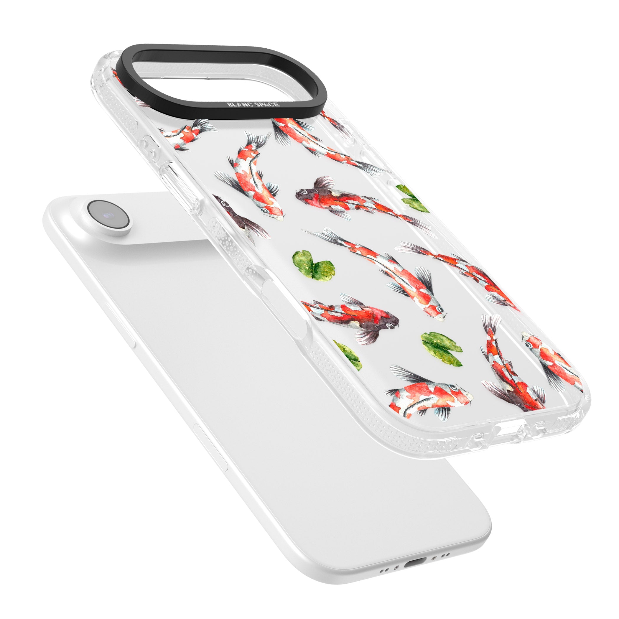 Koi Fish Watercolour iPhone 17 Air Impact Air Clear Phone Case Colours