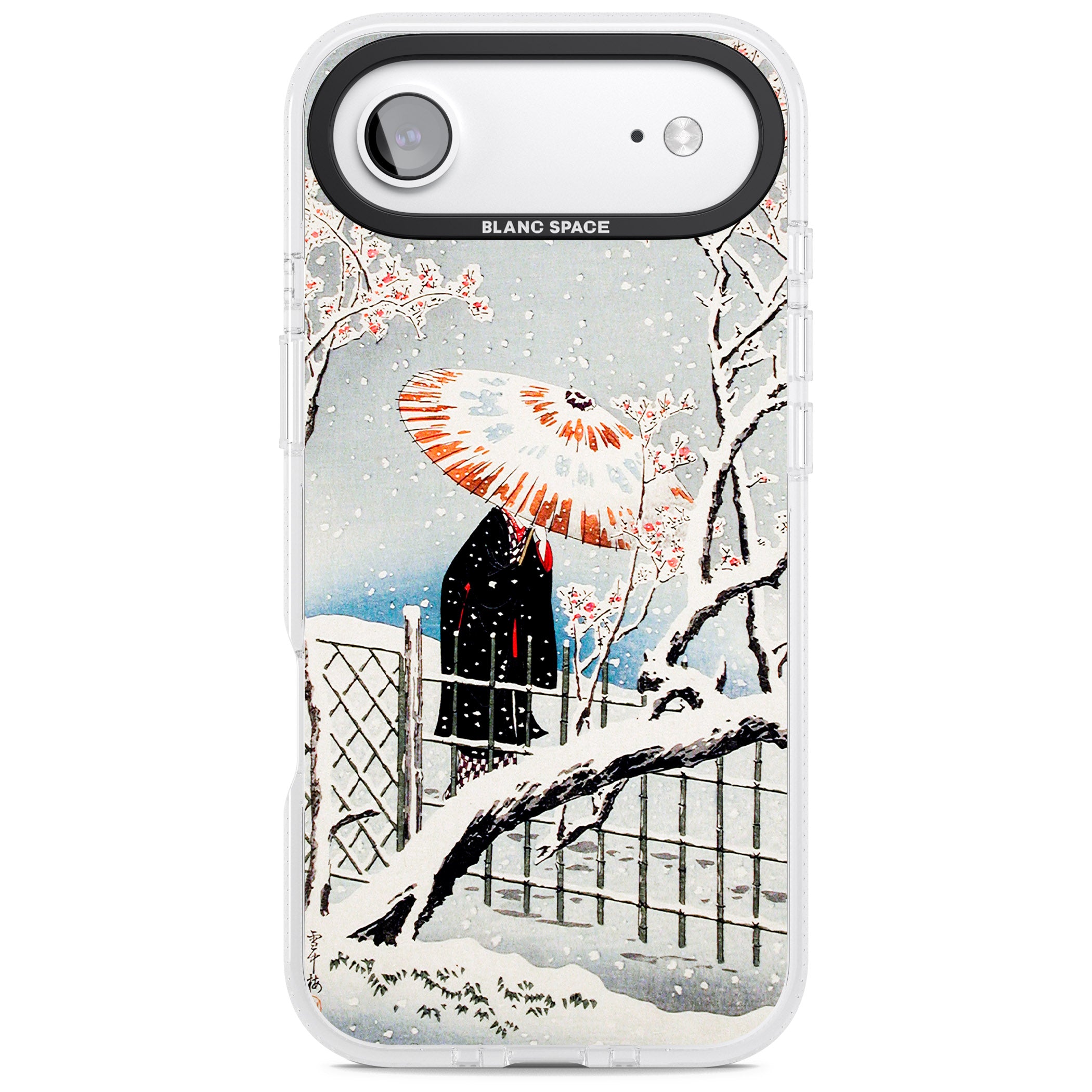 Plum Tree In Snow By Hiroaki Takahashi iPhone 17 Air Impact Air Clear Phone Case