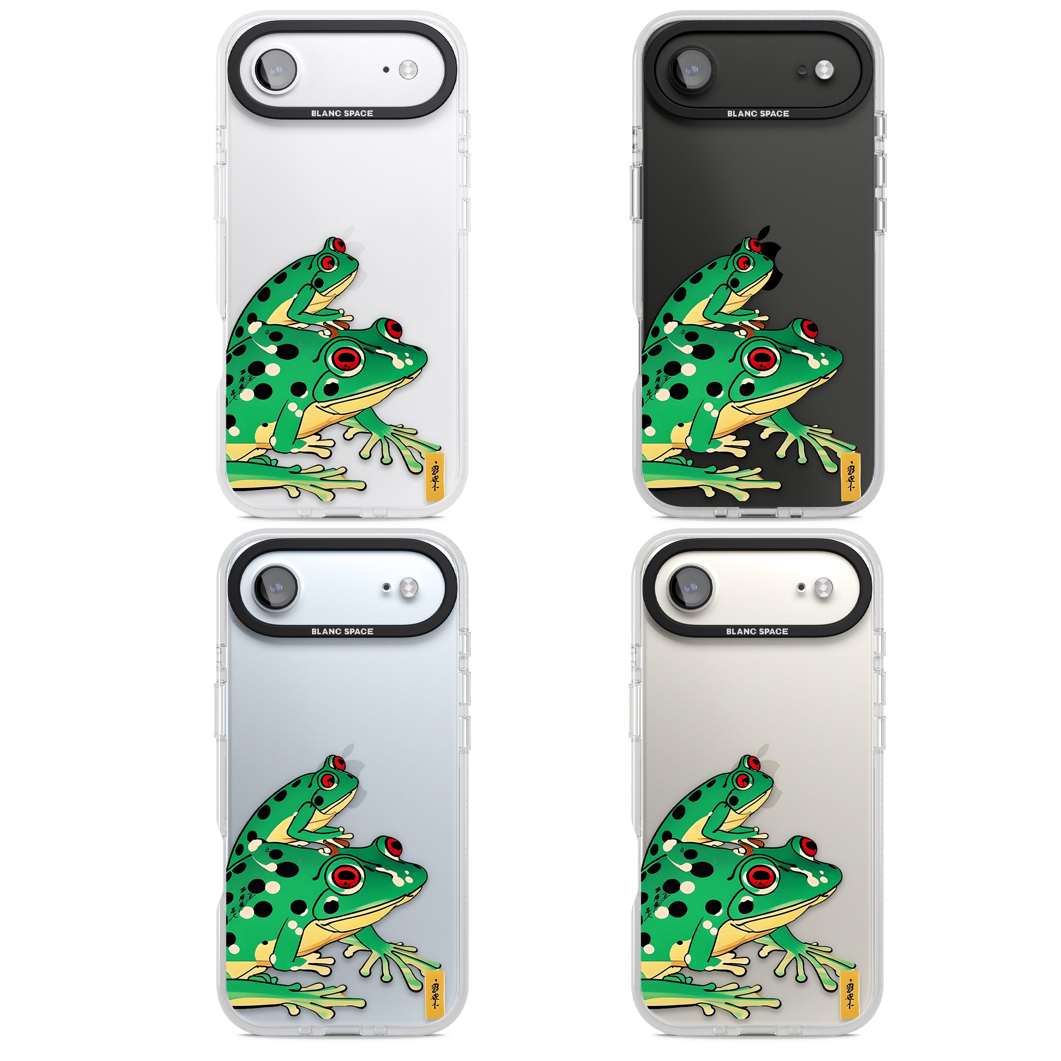 Matsumoto Hoji Frog Green iPhone 17 Air Impact Air Clear Phone Case APT Impact Protection