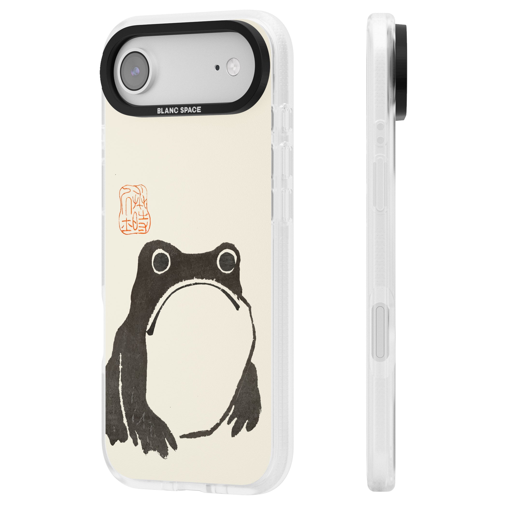 Matsumoto Hoji Frog iPhone 17 Air Impact Air Clear Phone Case Side Profile