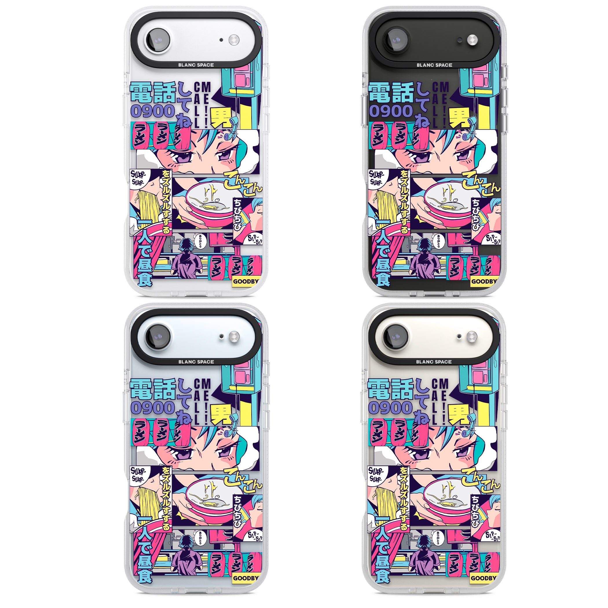 Vibrant Anime Comic iPhone 17 Air Impact Air Clear Phone Case APT Impact Protection