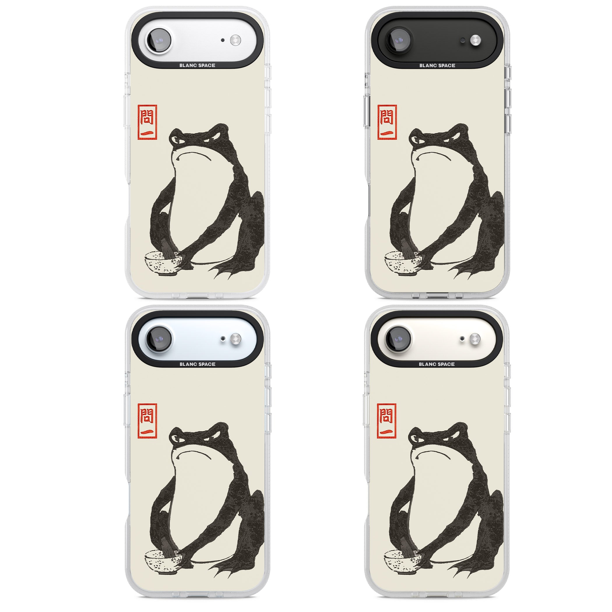 Matsumoto Hoji Grumpy Toad iPhone 17 Air Impact Air Clear Phone Case APT Impact Protection