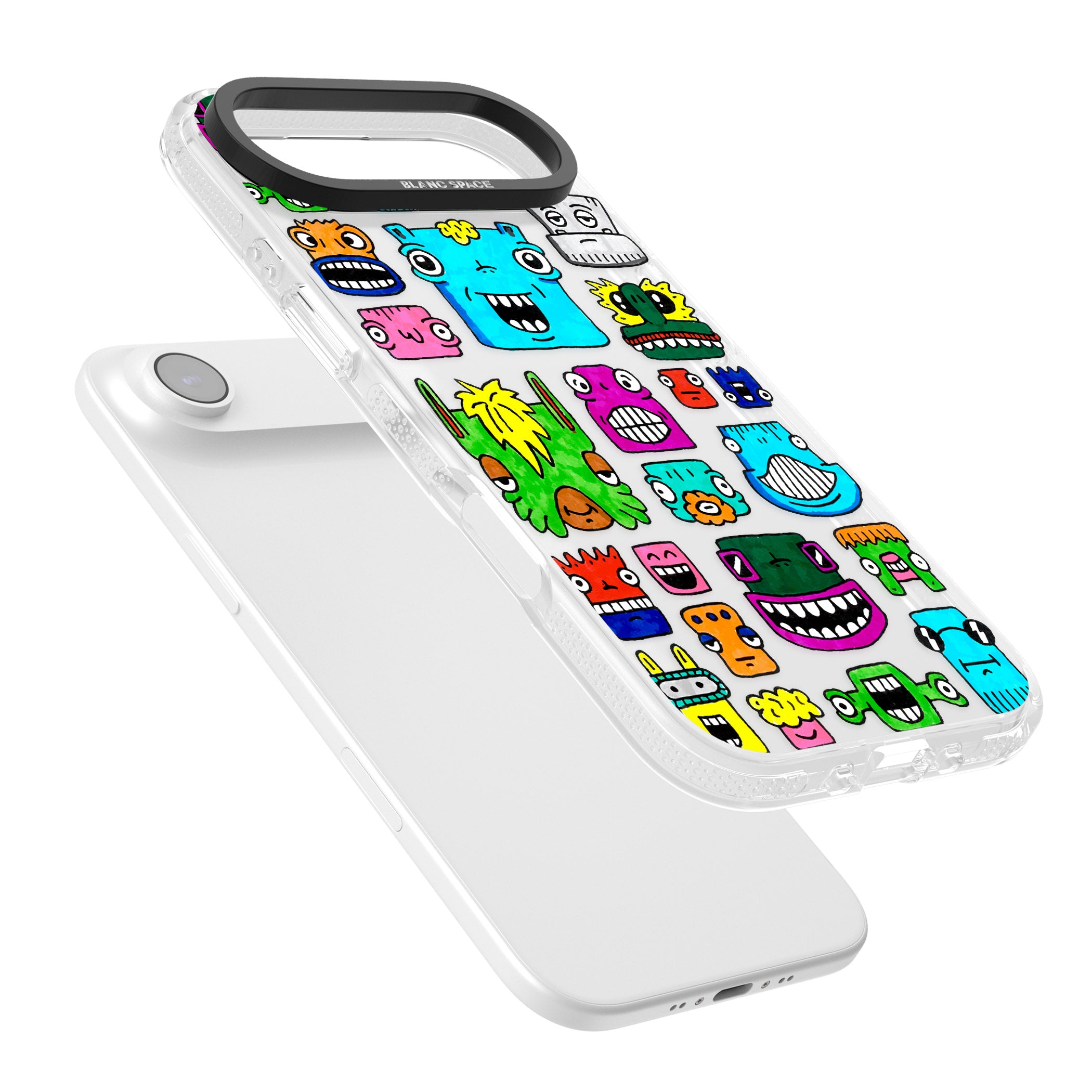 Burst Heads Colour iPhone 17 Air Impact Air Clear Phone Case Colours