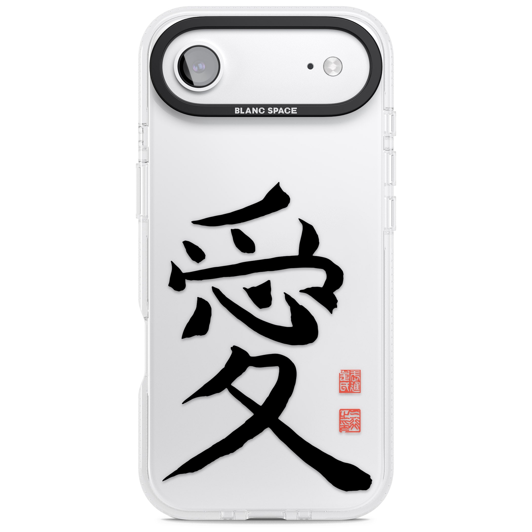 Japanese Kanji Love iPhone 17 Air Impact Air Clear Phone Case