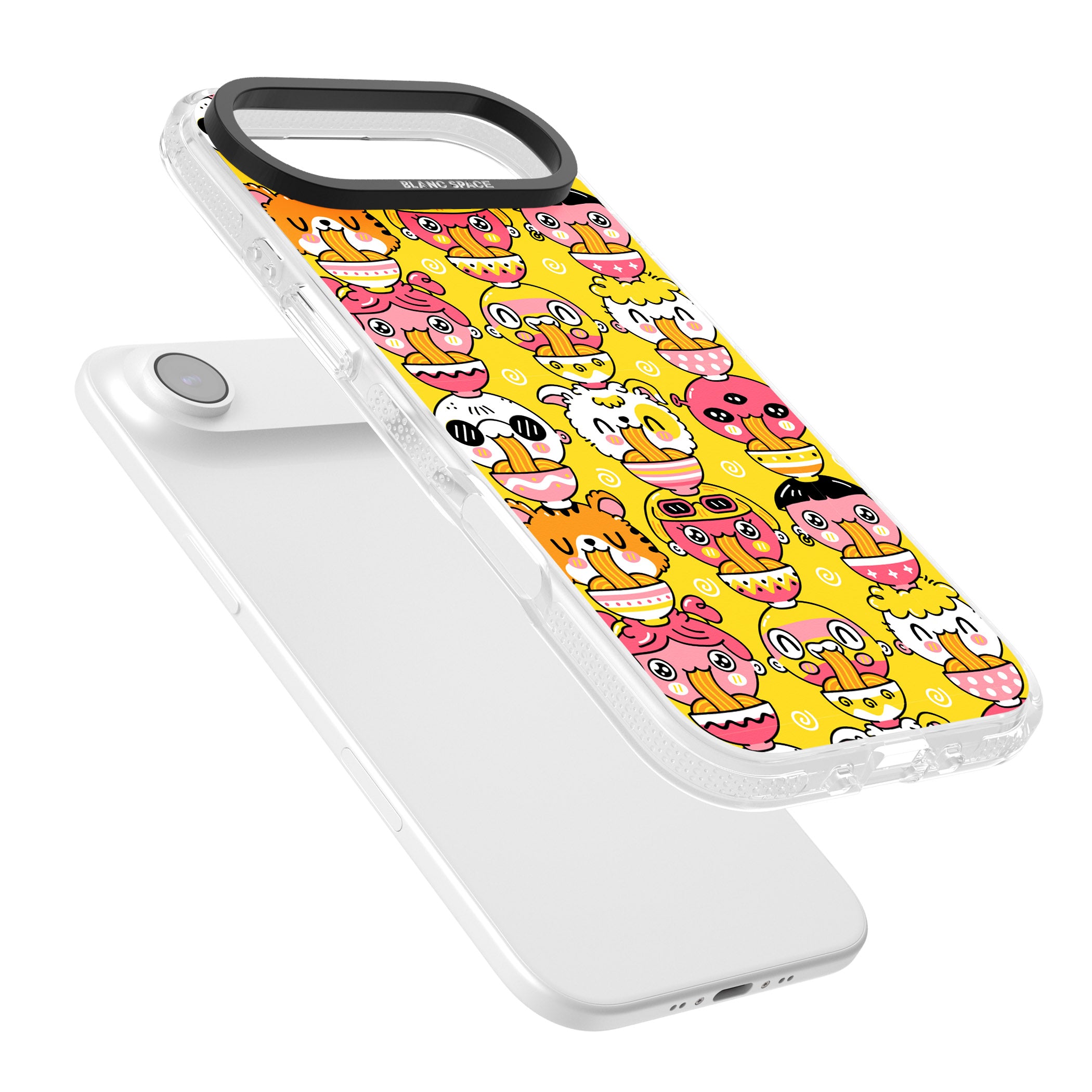 Ramen Noodle Kawaii Pattern iPhone 17 Air Impact Air Clear Phone Case Colours