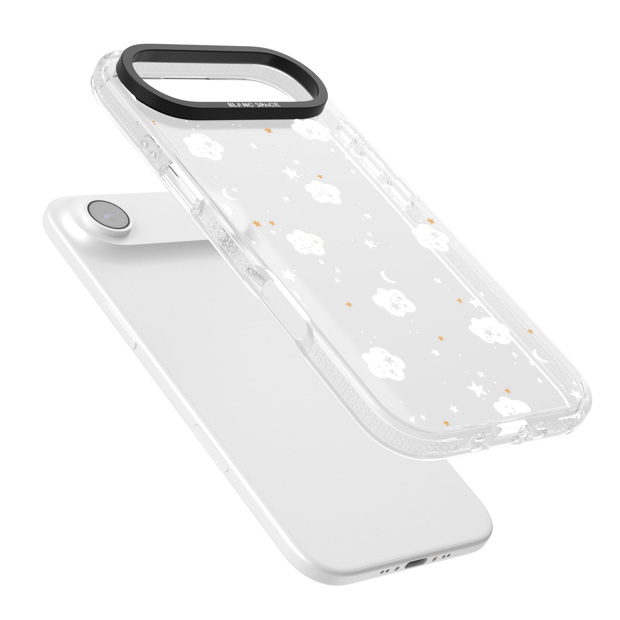 Starry Night Cloud iPhone 17 Air Impact Air Clear Phone Case Colours