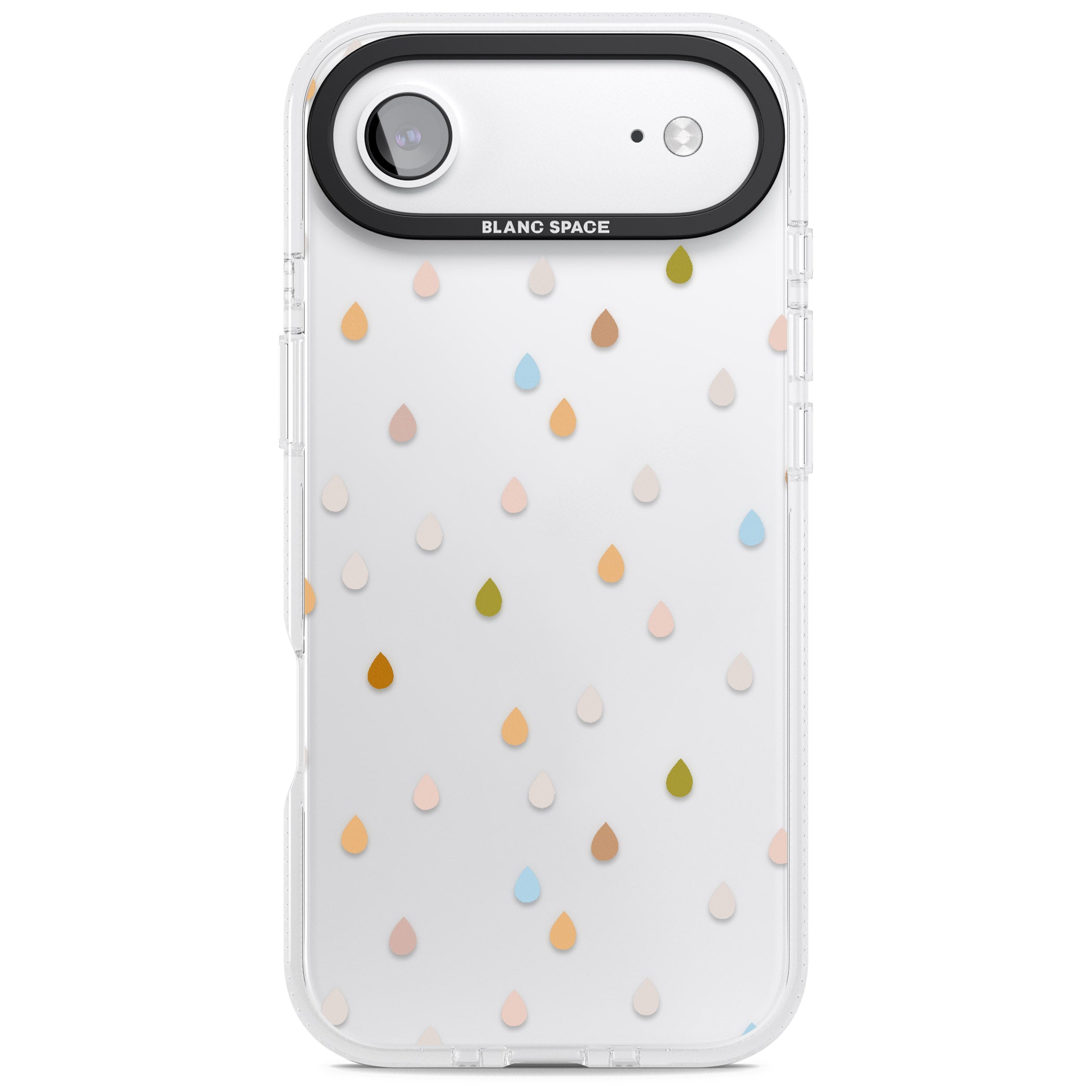 Pastel Raindrops iPhone 17 Air Impact Air Clear Phone Case
