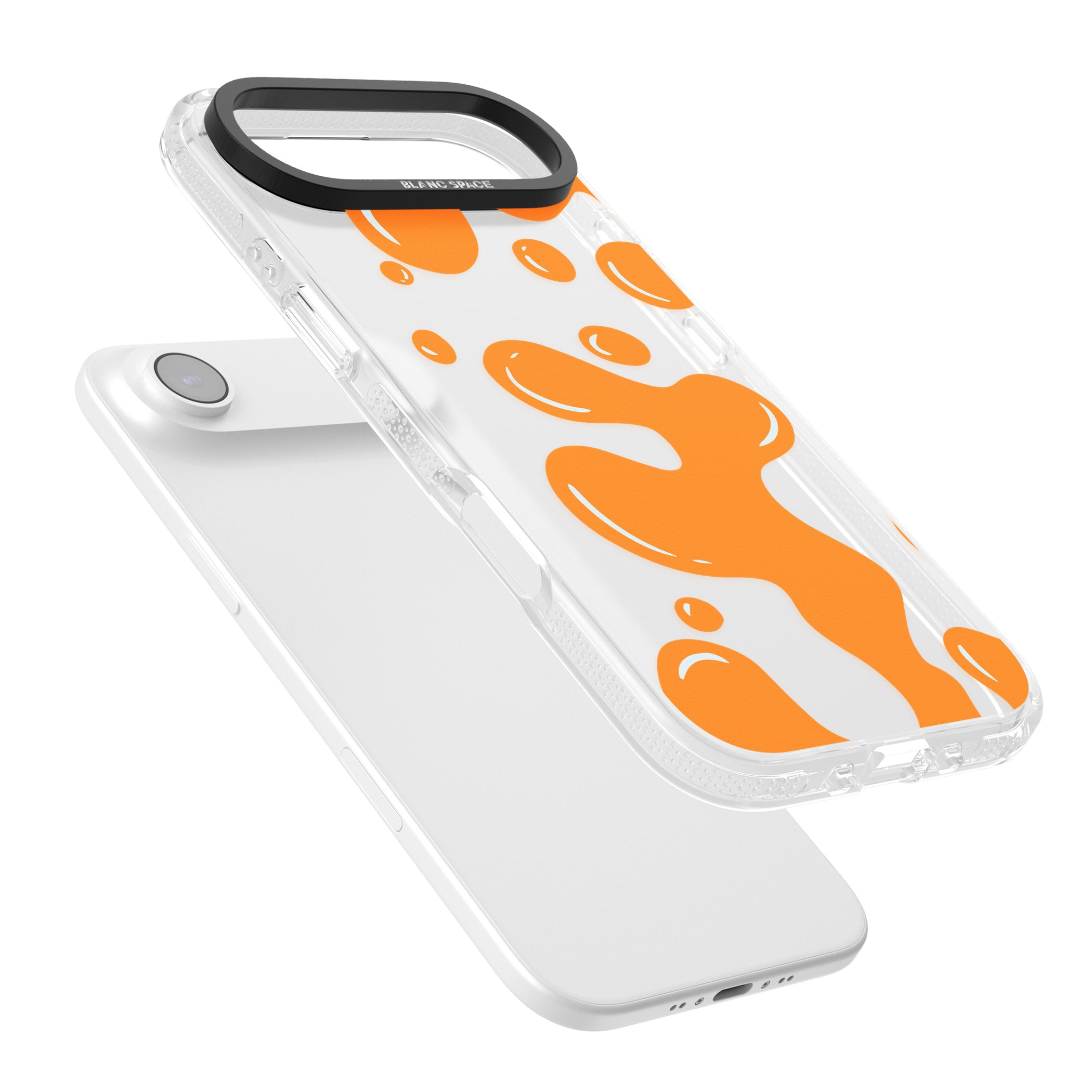 Orange Lava Lamp iPhone 17 Air Impact Air Clear Phone Case Colours