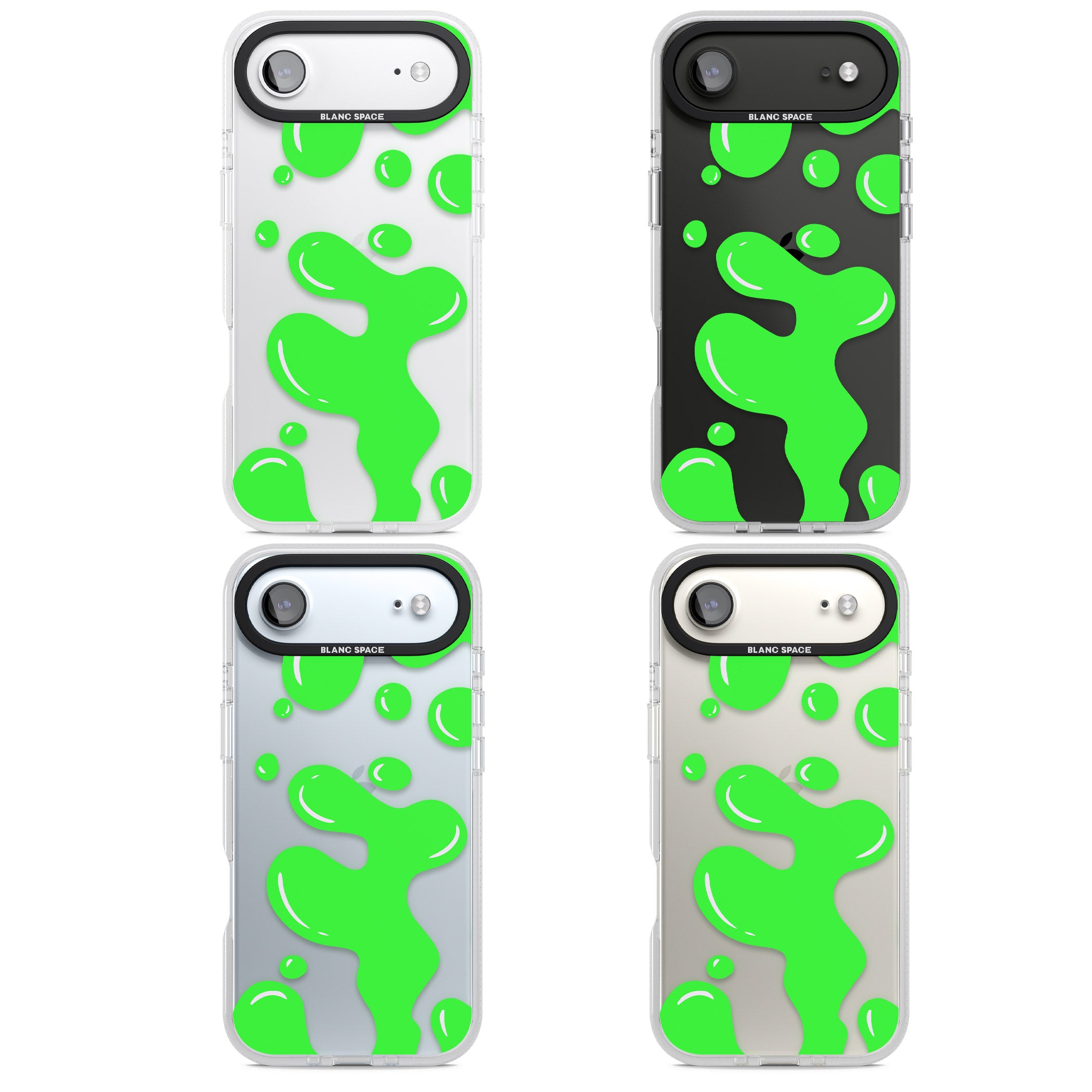 Green Lava Lamp iPhone 17 Air Impact Air Clear Phone Case APT Impact Protection