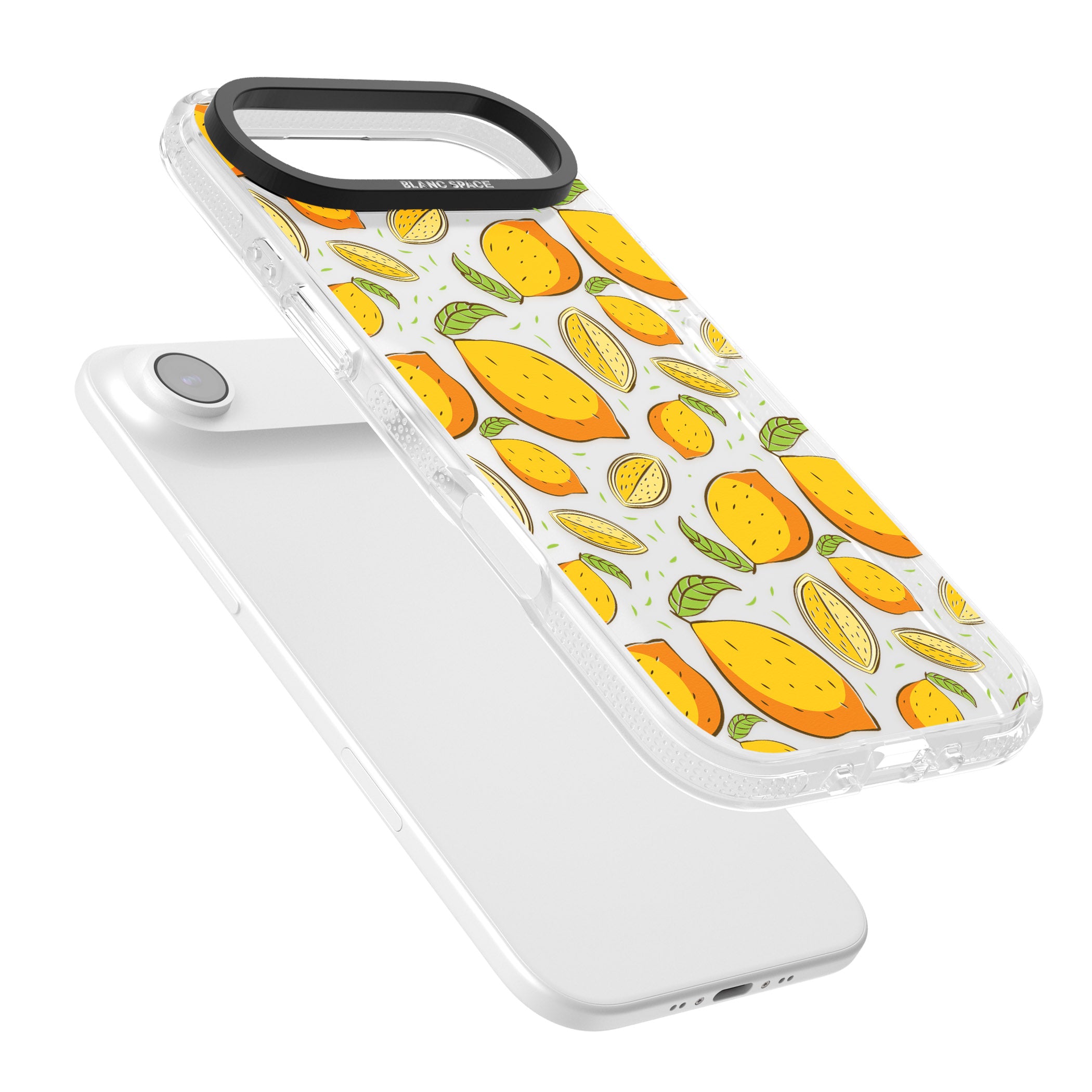 Lemon Pattern iPhone 17 Air Impact Air Clear Phone Case Colours