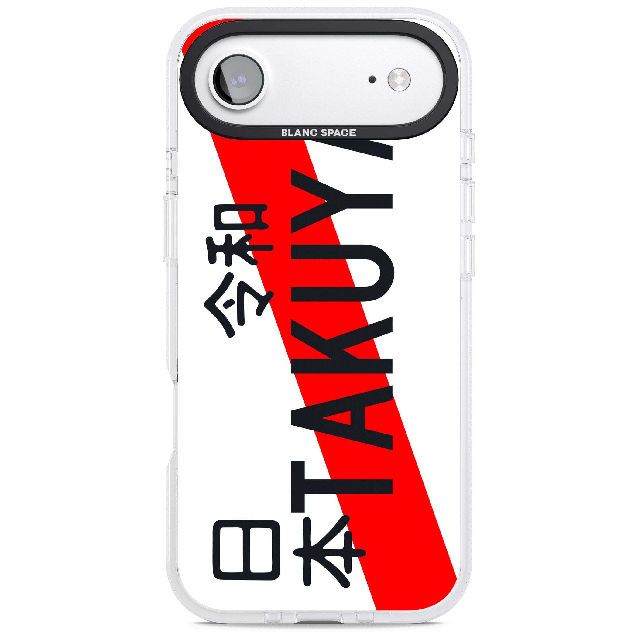 Personalised Japanese License Plate iPhone 17 Air Impact Air Clear Phone Case