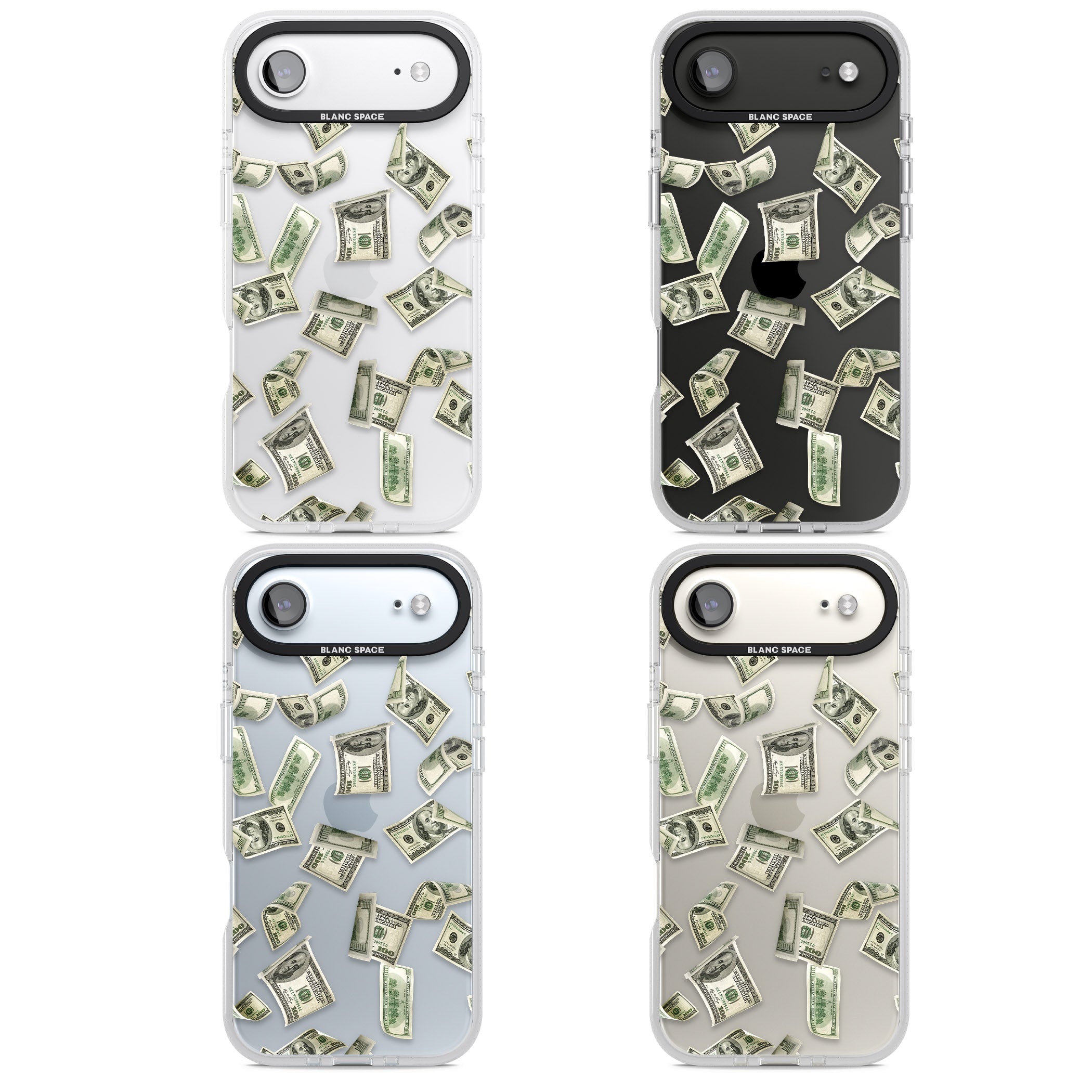 Falling Cash iPhone 17 Air Impact Air Clear Phone Case APT Impact Protection