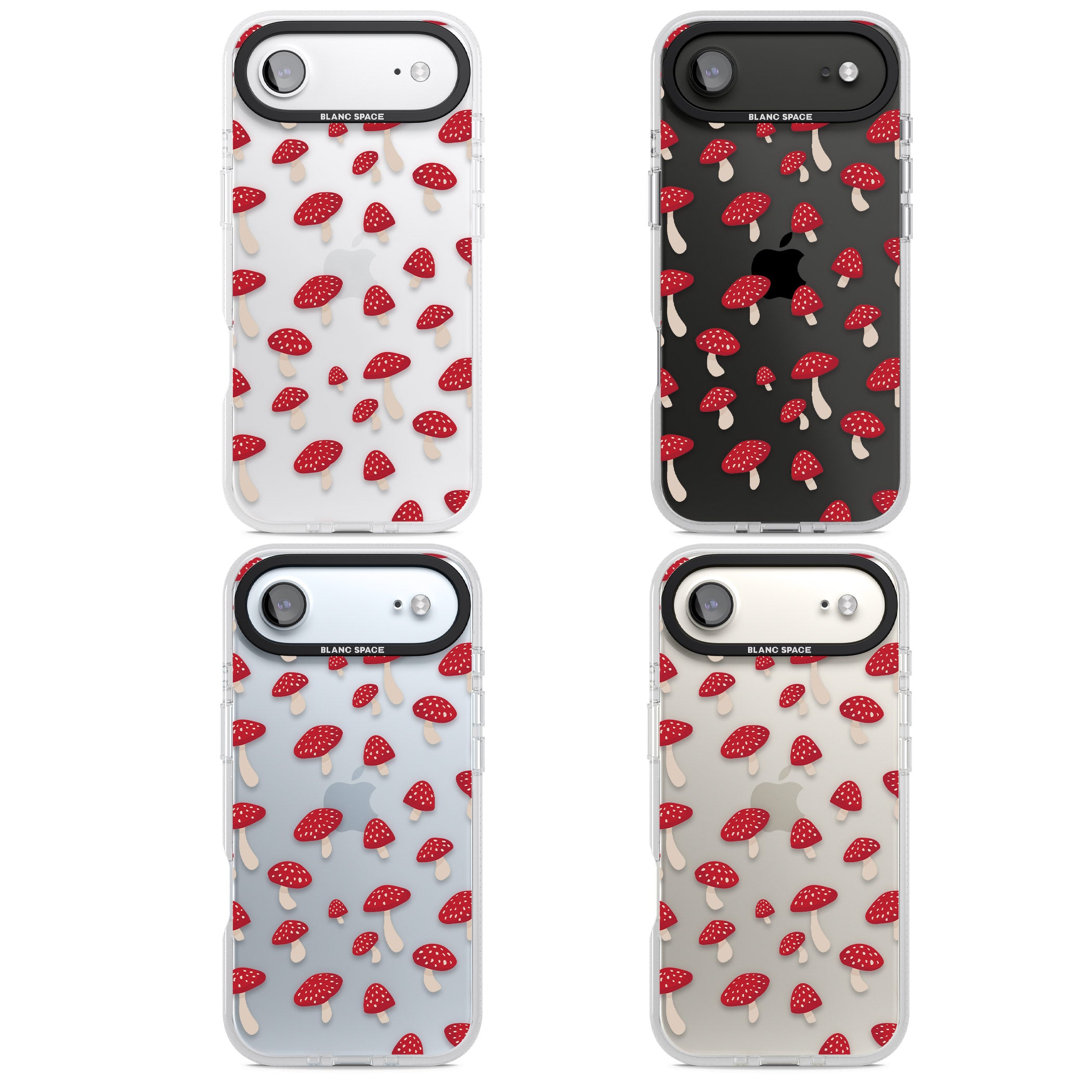 Magical Mushroom Pattern iPhone 17 Air Impact Air Clear Phone Case APT Impact Protection