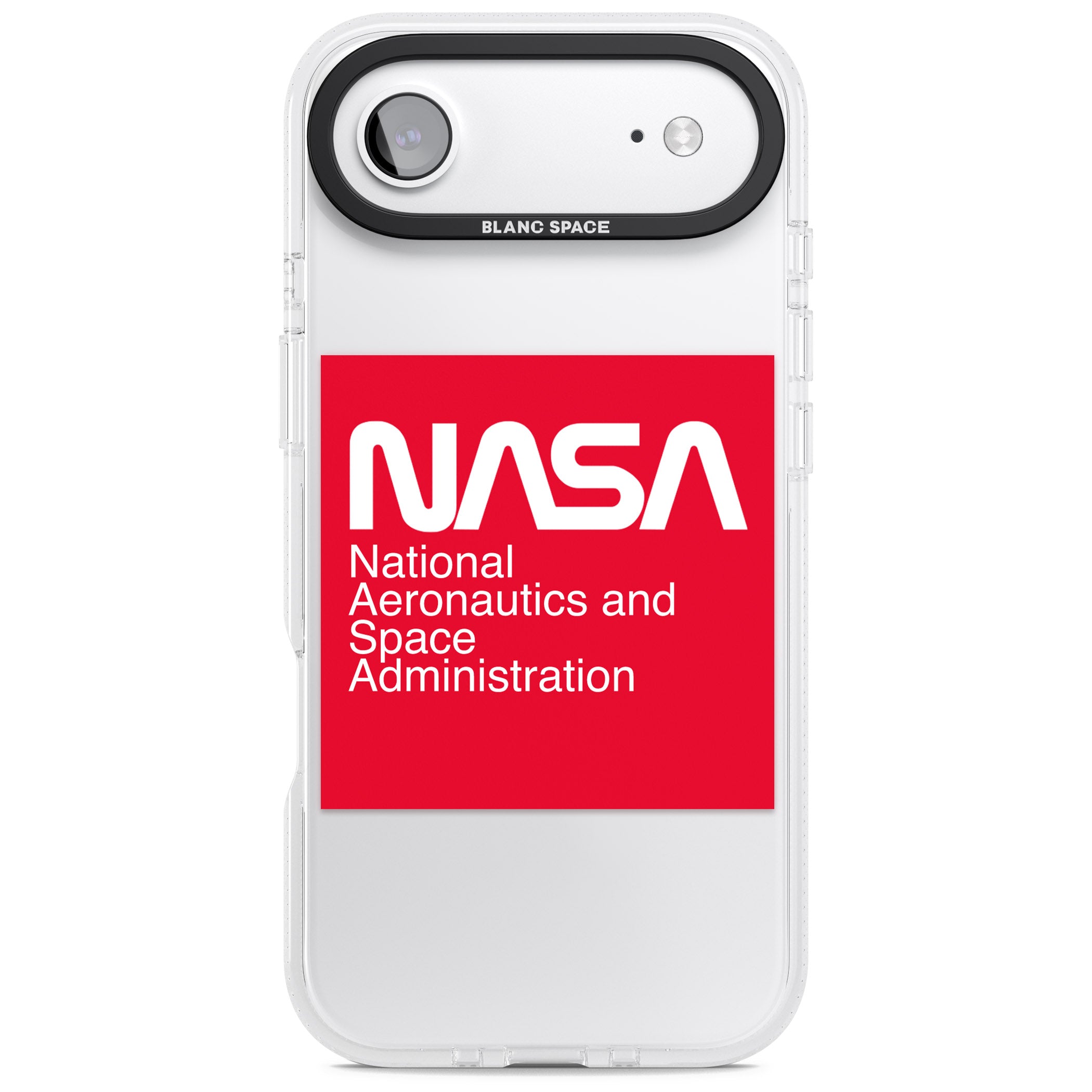 Nasa The Worm Box iPhone 17 Air Impact Air Clear Phone Case