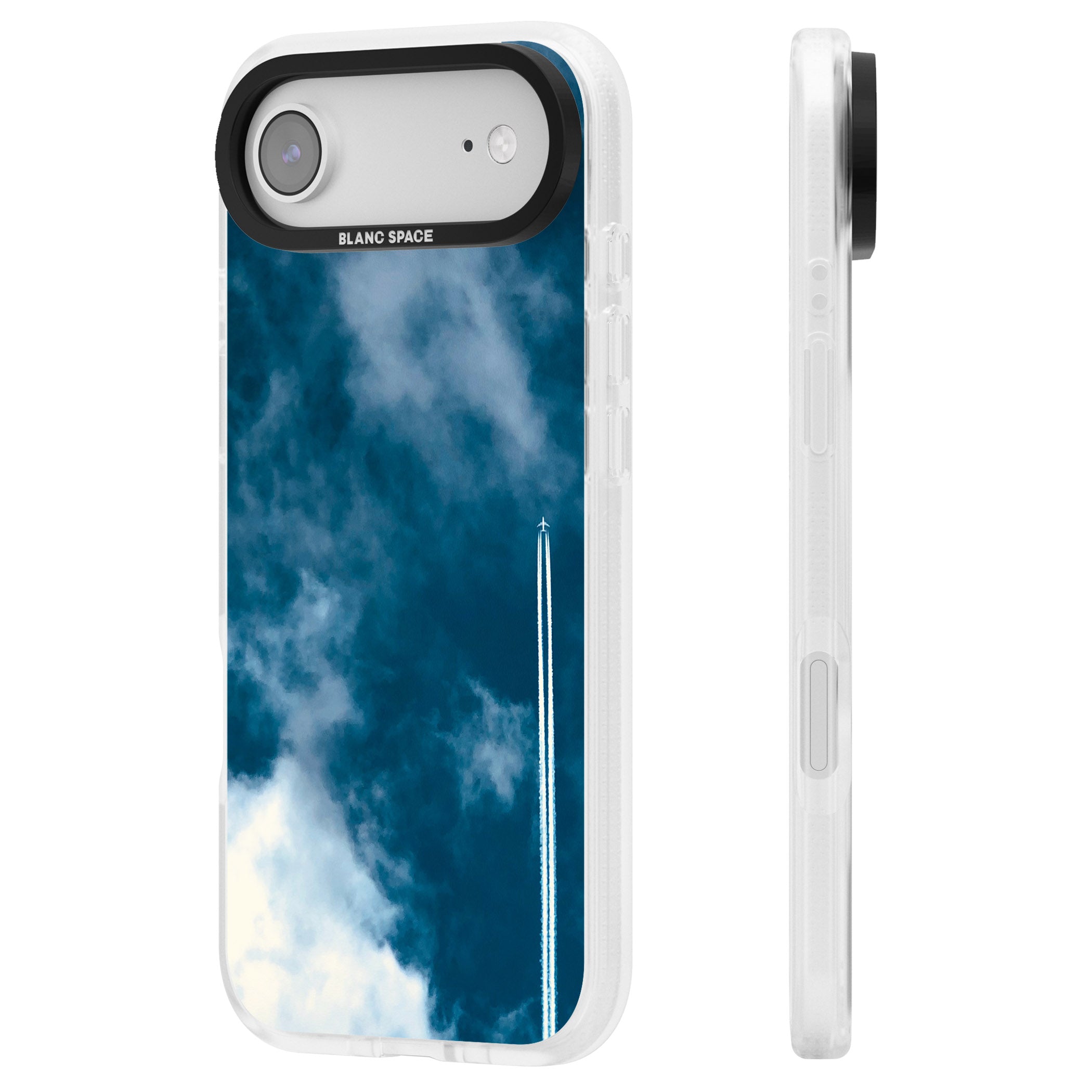 Sky Trail iPhone 17 Air Impact Air Clear Phone Case Side Profile