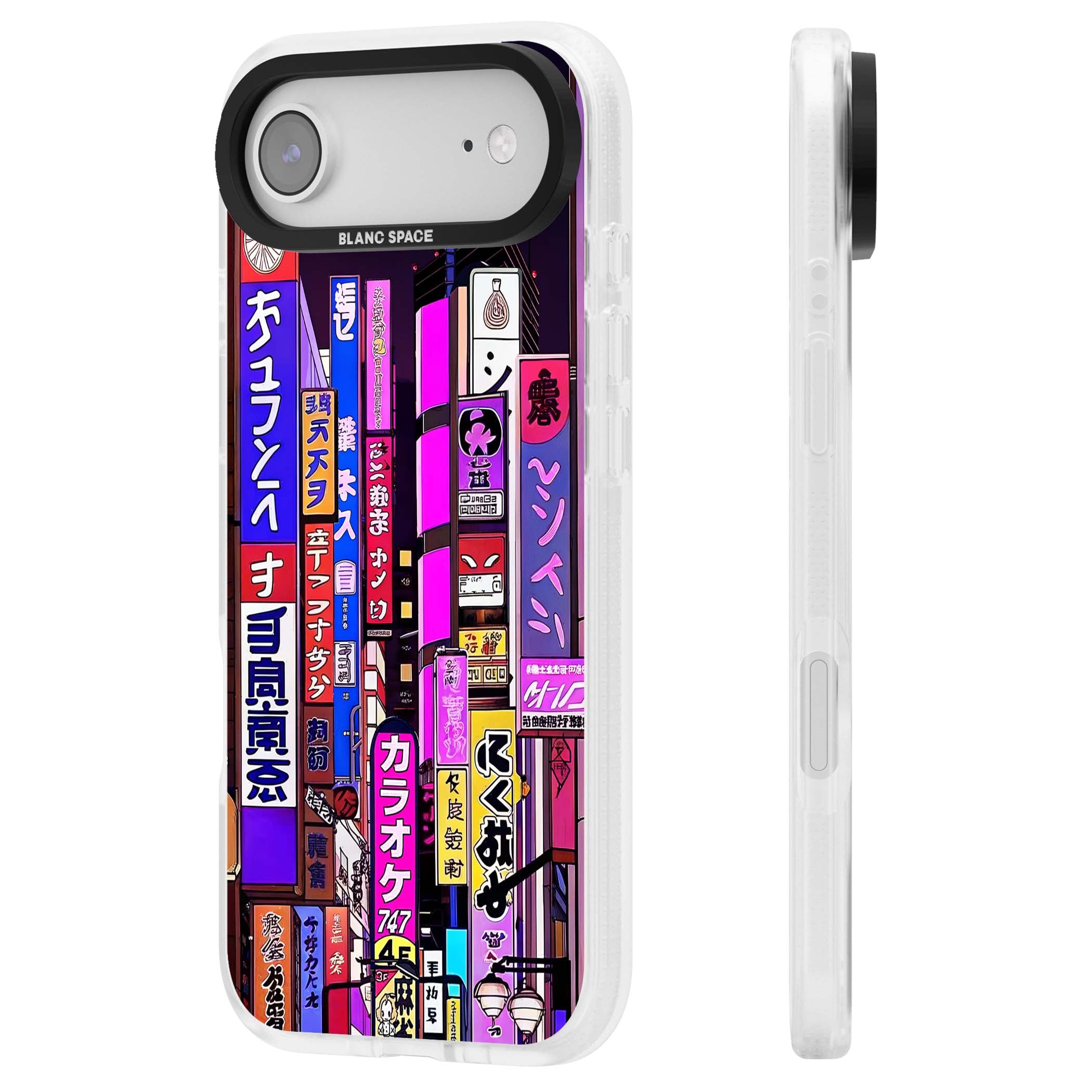 NEON NIGHT anime iPhone case | Clear Case Impact Air case for iPhone Air