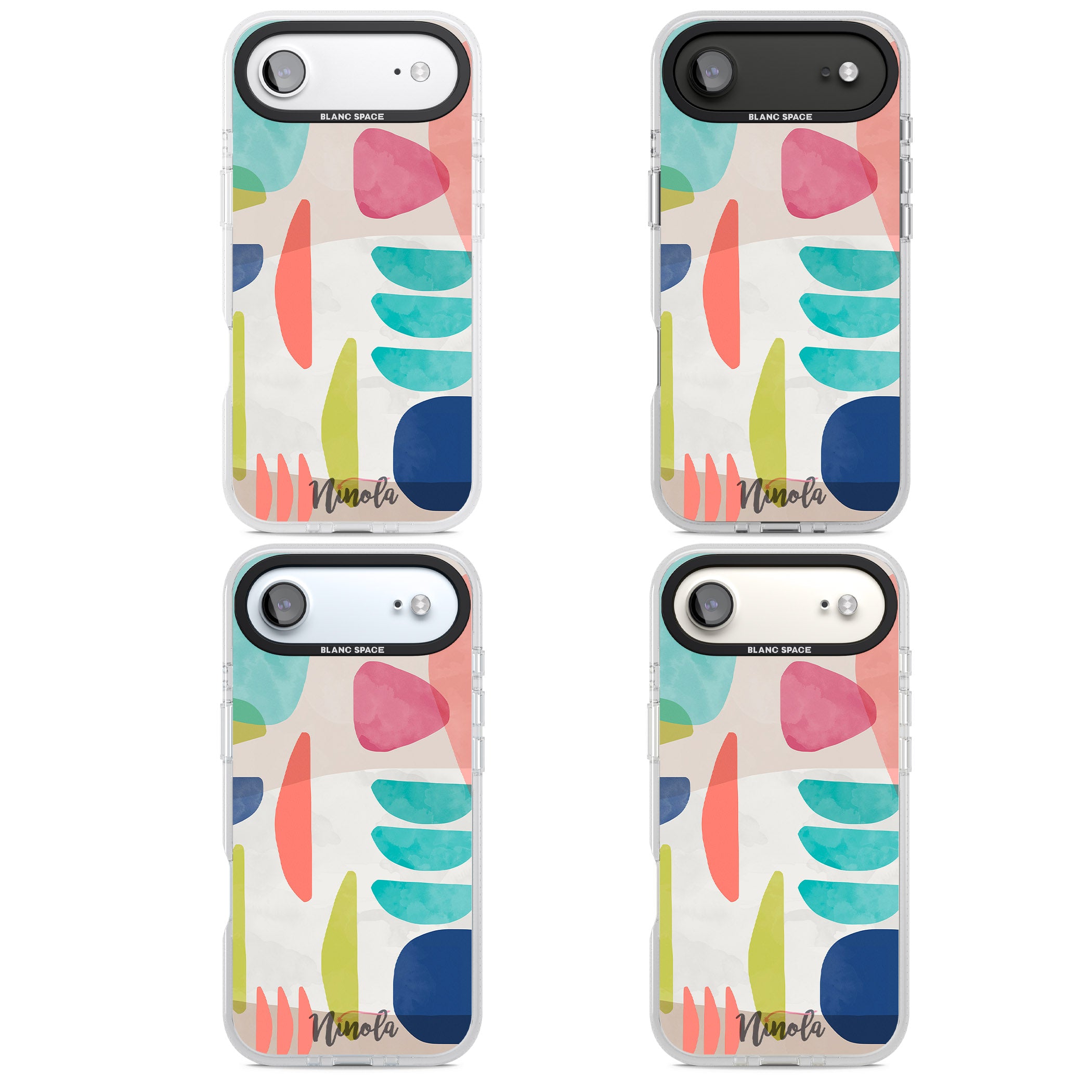 Bold Colorful Shapes iPhone 17 Air Impact Air Clear Phone Case APT Impact Protection