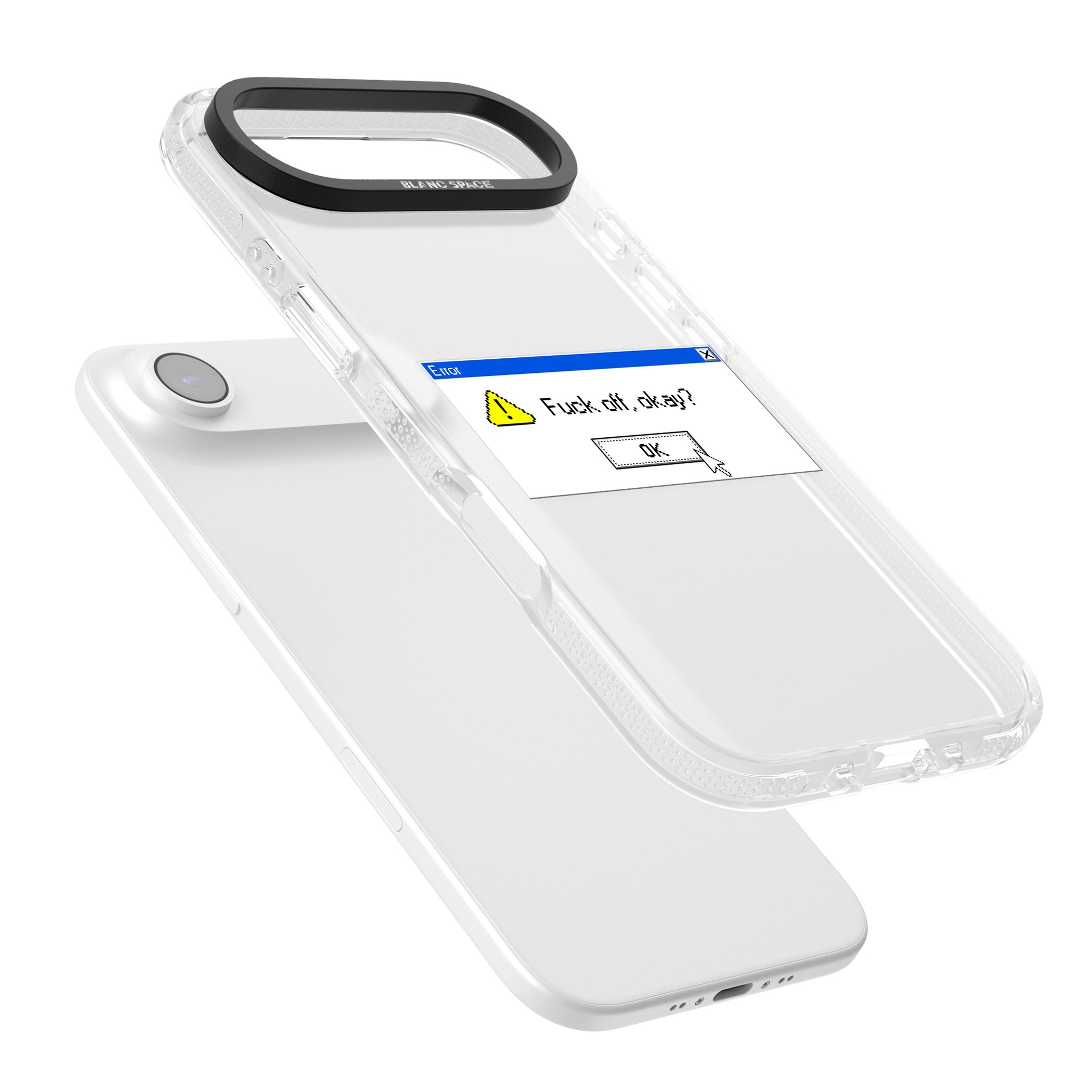 F Ck Off Okay Exe iPhone 17 Air Impact Air Clear Phone Case Colours