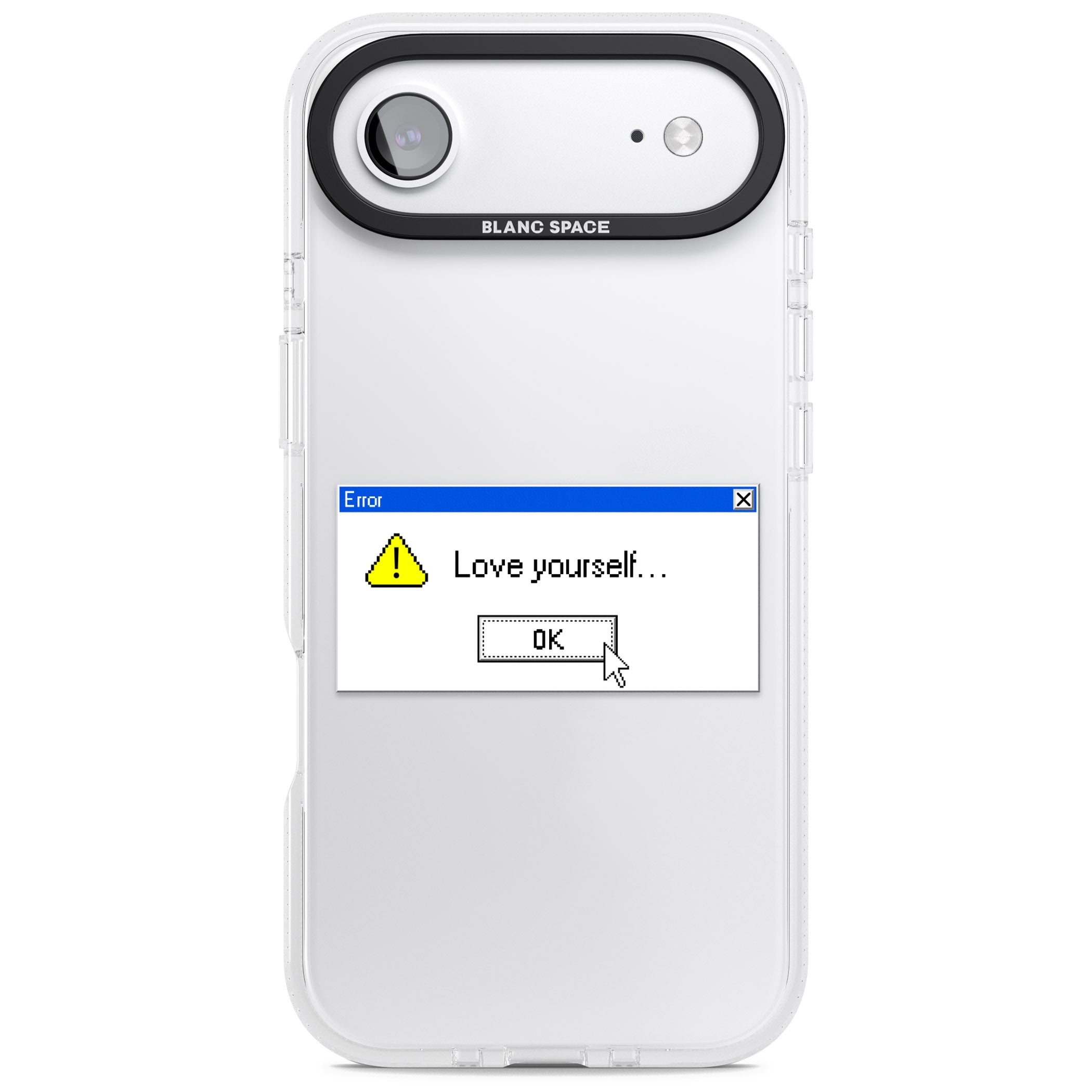 Love Yourself Exe iPhone 17 Air Impact Air Clear Phone Case