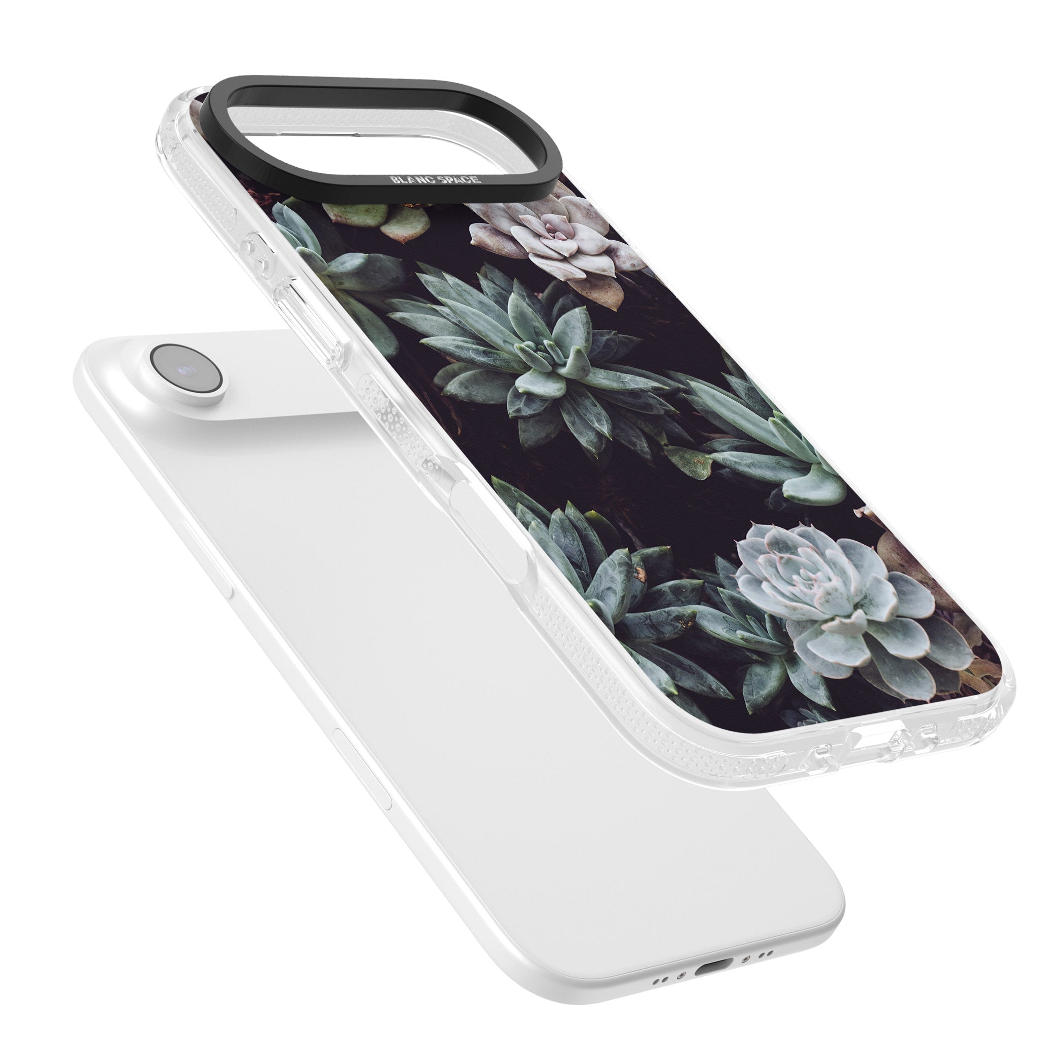 Succulent Bloom Mixed iPhone 17 Air Impact Air Clear Phone Case Colours