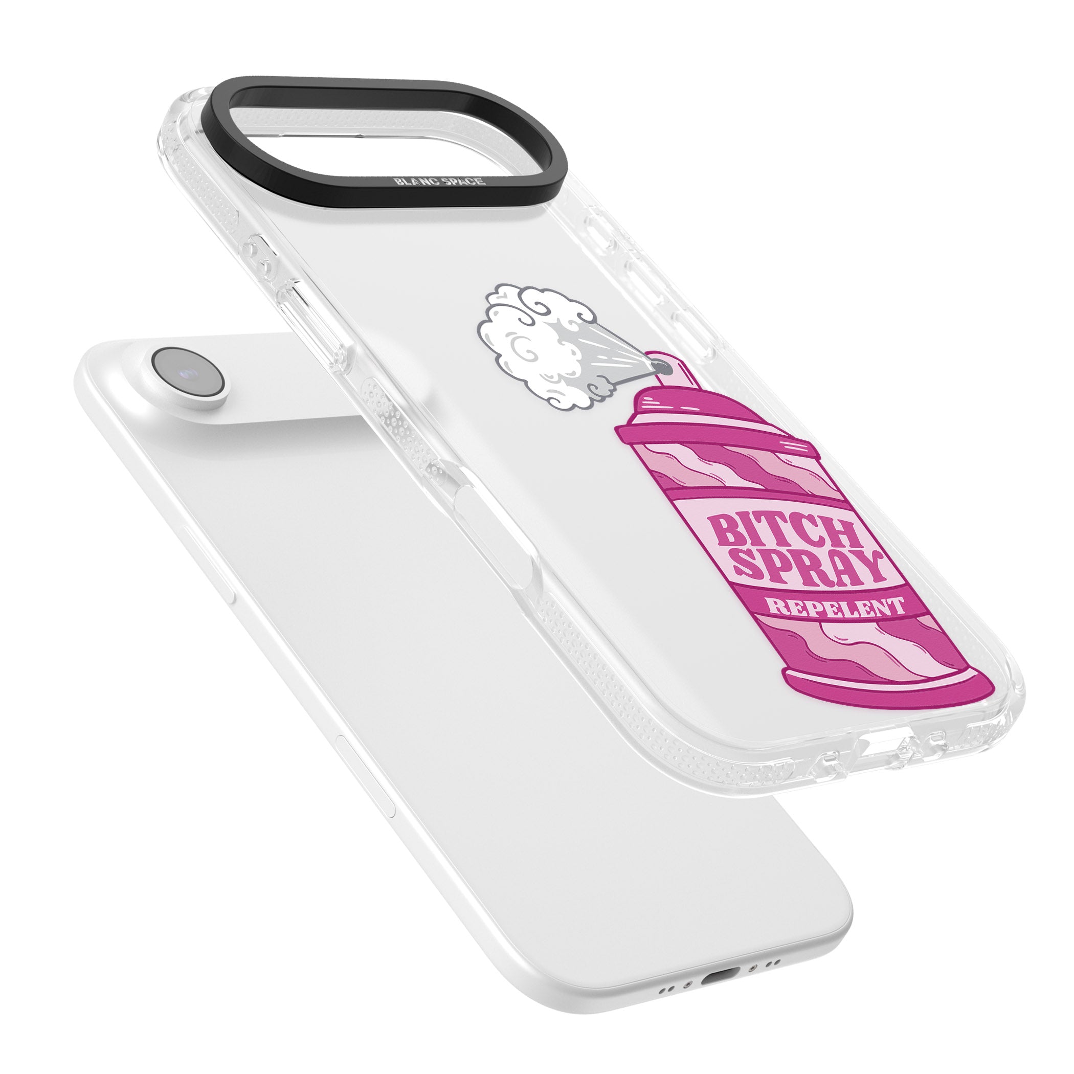 B*Tch Spray iPhone 17 Air Impact Air Clear Phone Case Colours