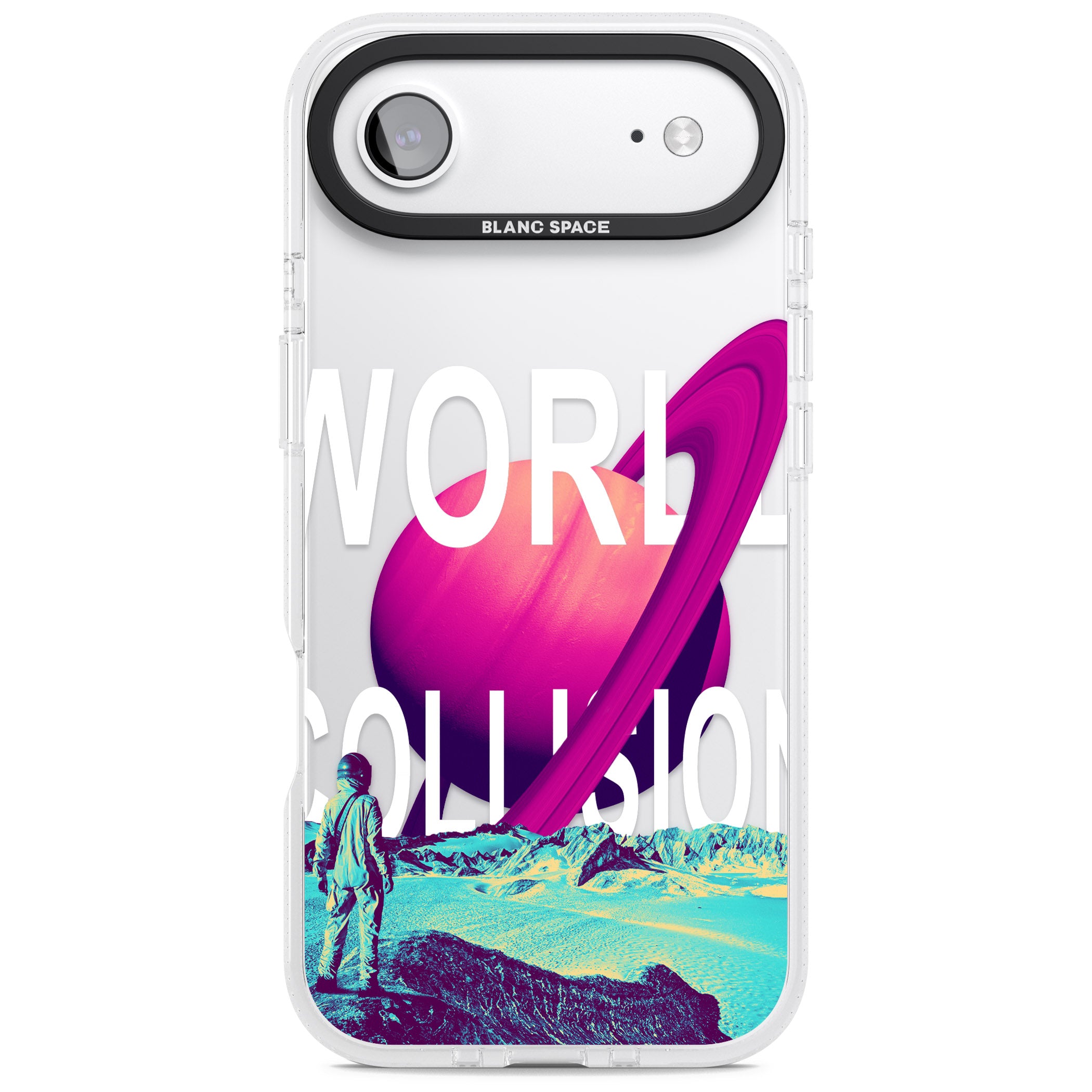 World Collision iPhone 17 Air Impact Air Clear Phone Case