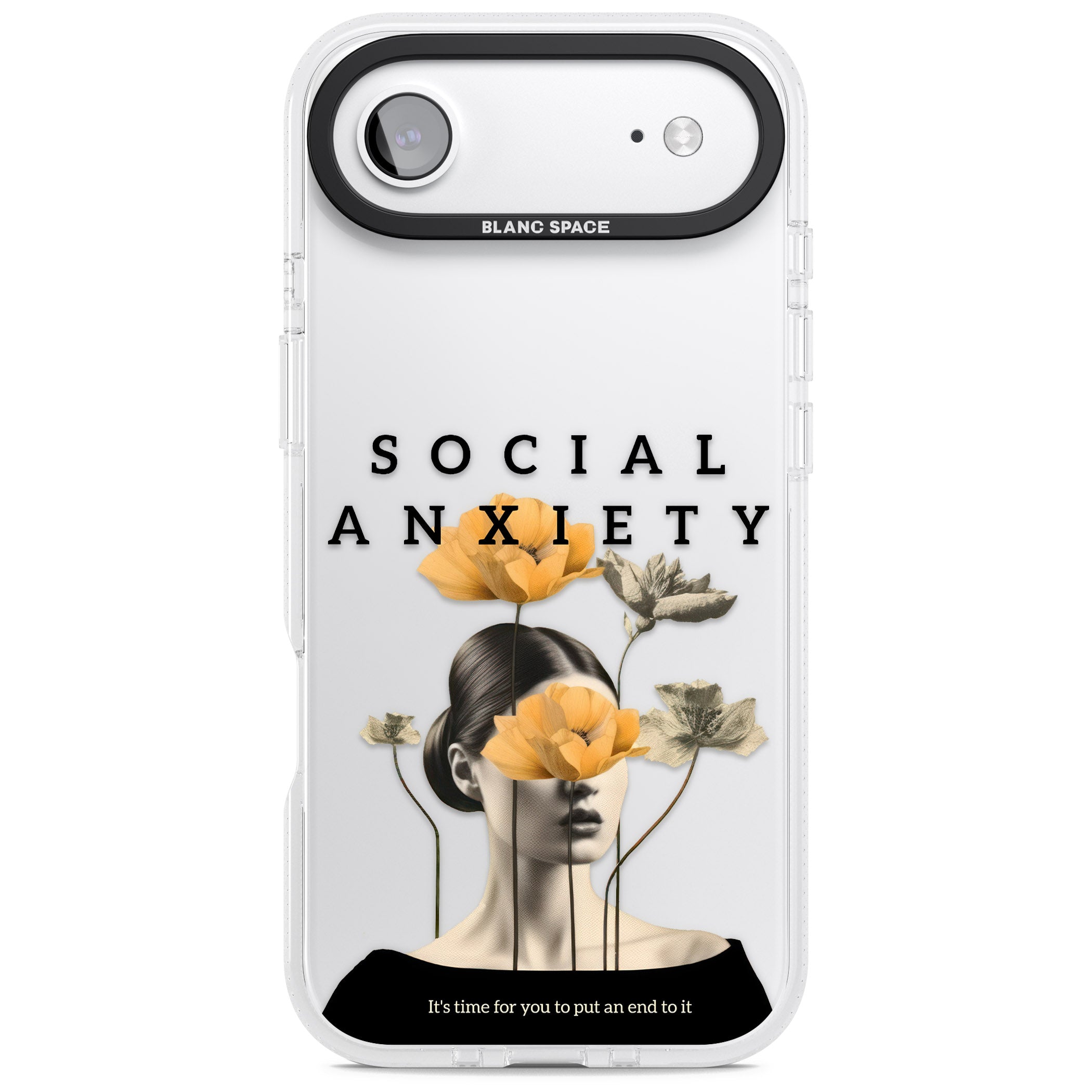 Social Anxiety iPhone 17 Air Impact Air Clear Phone Case
